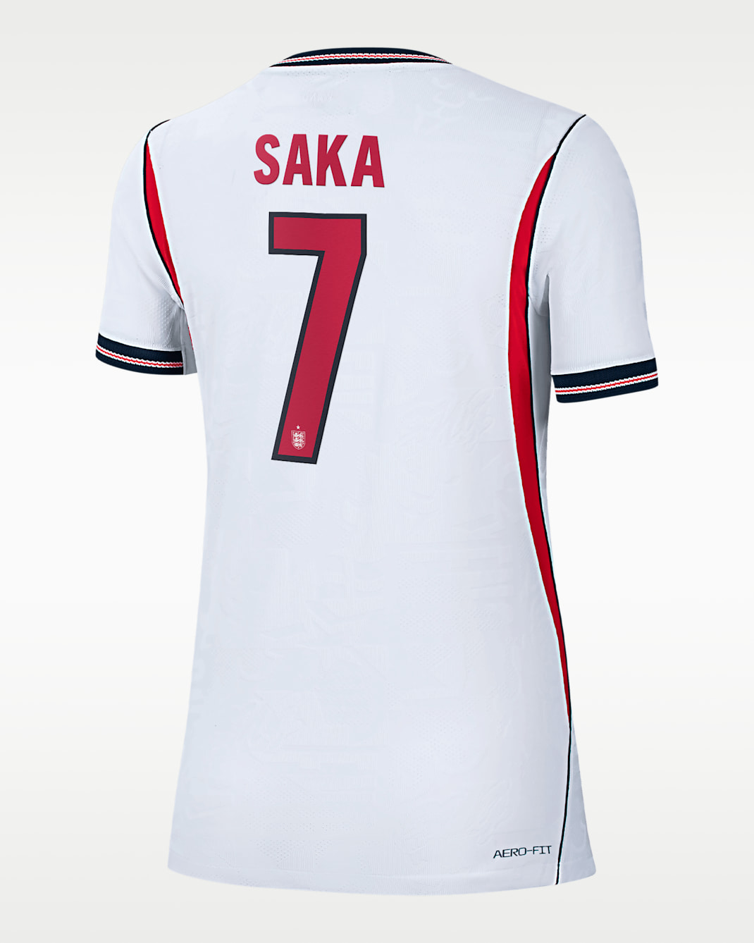 Bukayo Saka England National Team 2026 Match Home Women's Nike Dri-FIT ADV Soccer Jersey - White