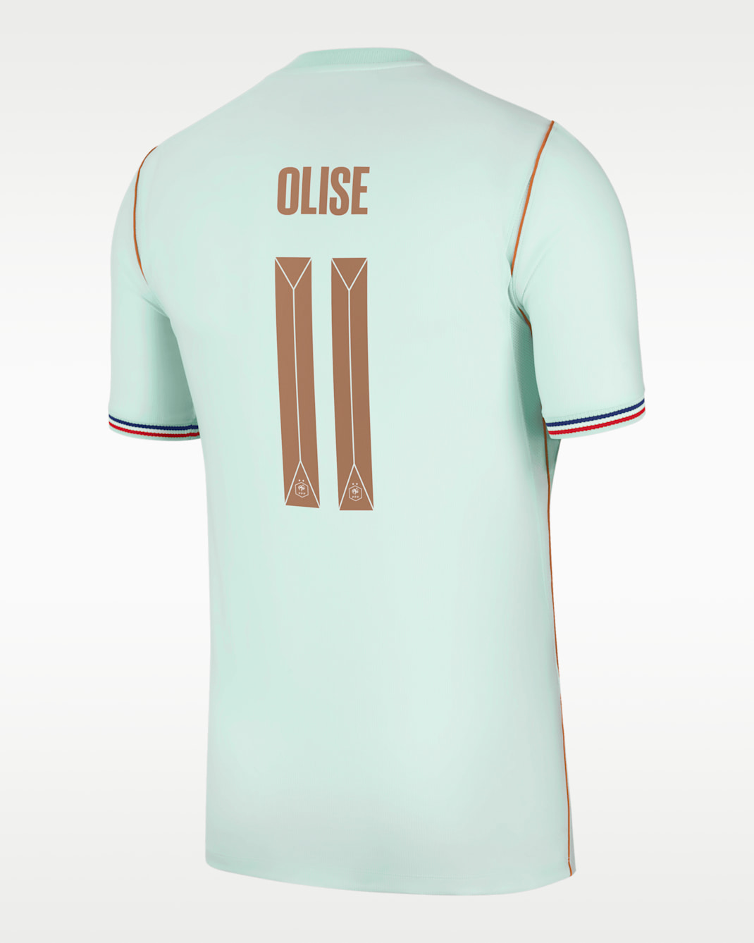 Michael Olise France National Team 2026 Stadium Away Men's Nike Dri-FIT Soccer Jersey - Green