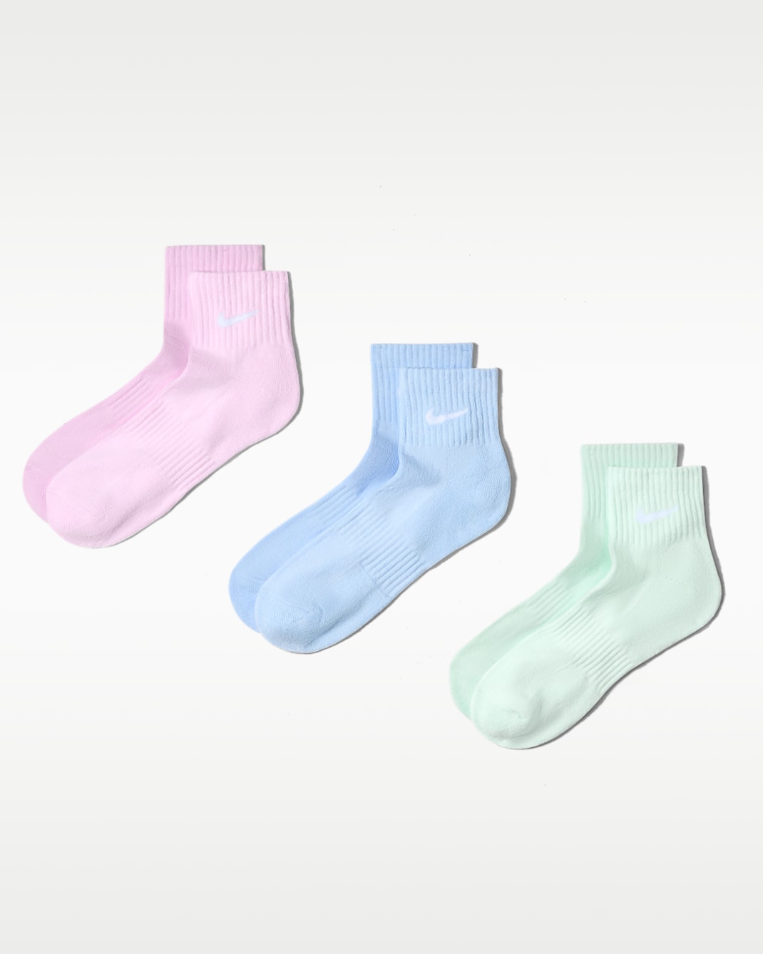 Nike Everyday Cushioned Training Ankle Socks (3 Pairs) - Multi-Colour