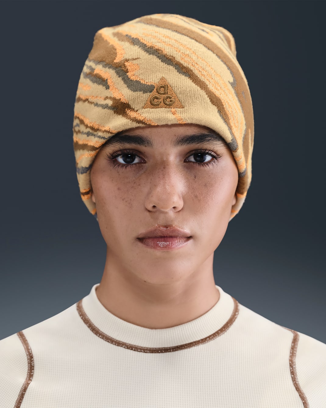 Nike ACG Peak 'Big Bend' beanie - Parachute Beige/Mosswood Brown