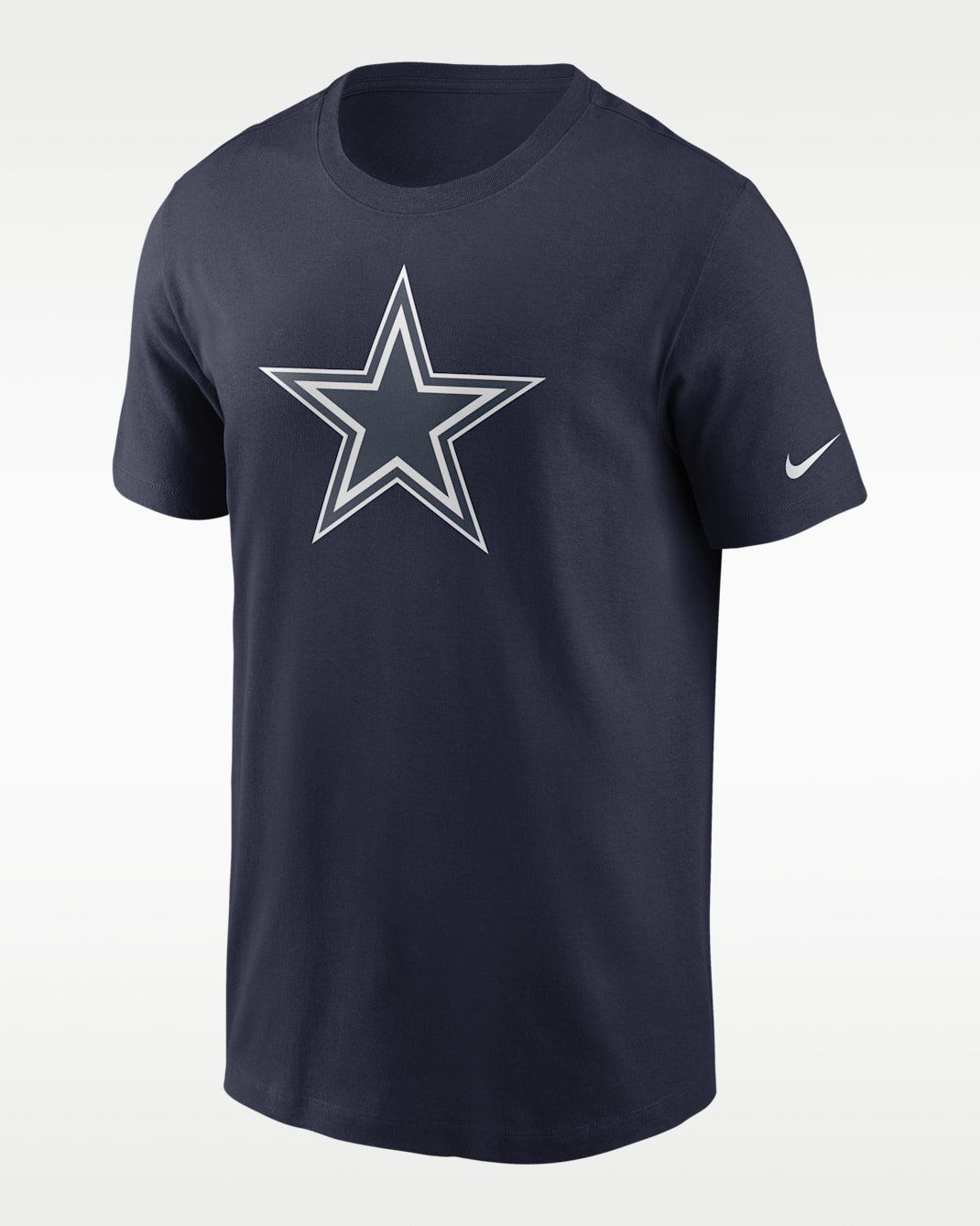 Playera para hombre Nike Logo Essential (NFL Dallas Cowboys) - Azul marino universitario