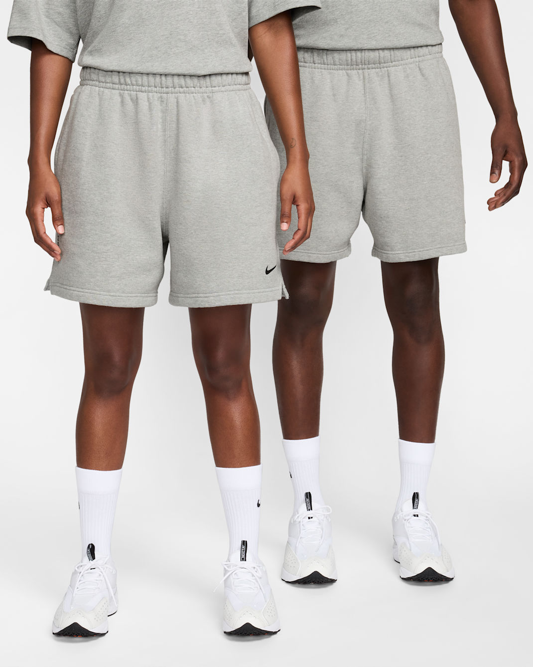 NOCTA Cardinal Fleece Shorts - Dark Grey Heather/Matte Silver/Black