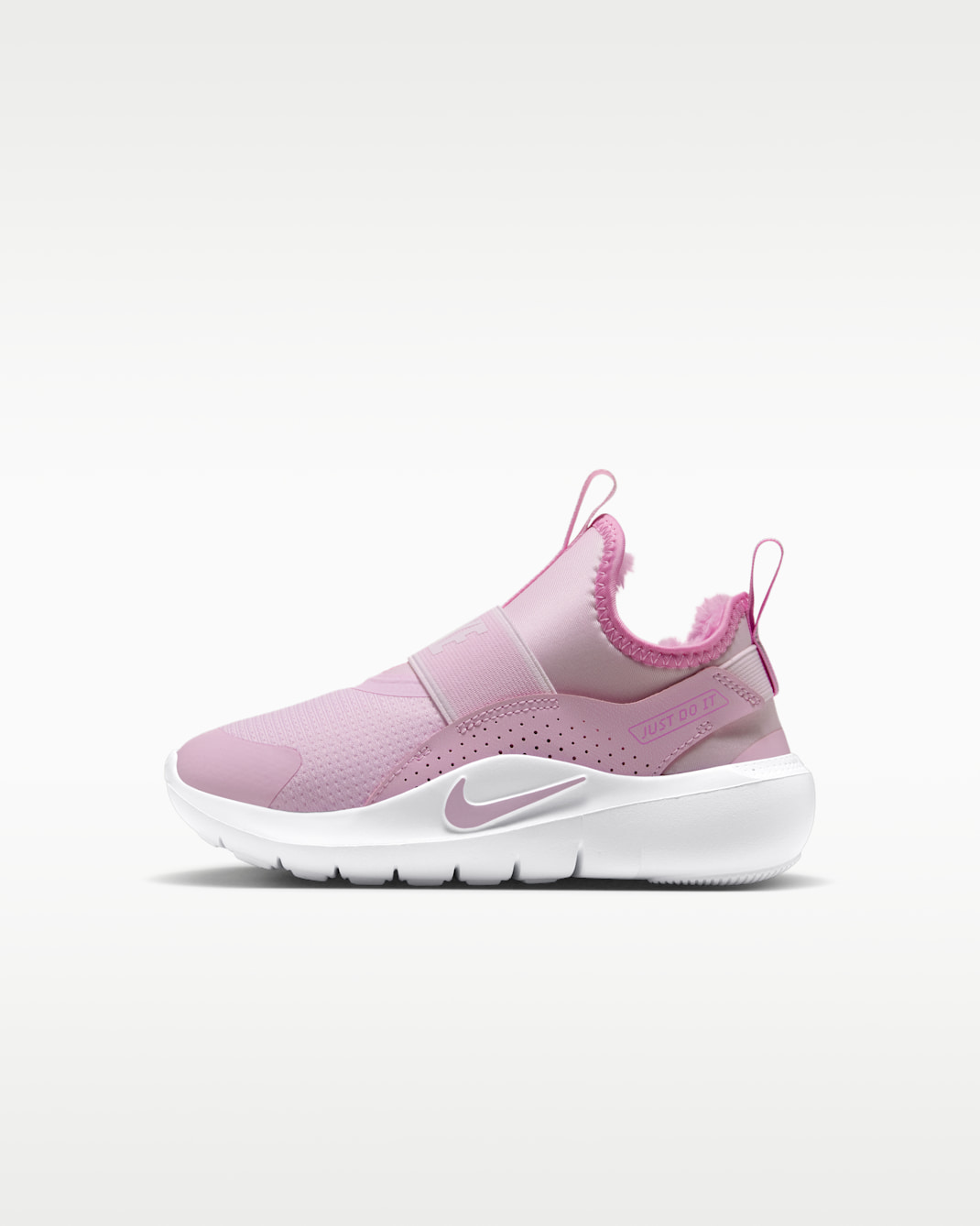 Nike Flex Runner Warm Younger Kids' Shoes - Pink Foam/Pink Rise/Pure Platinum/Pink Foam