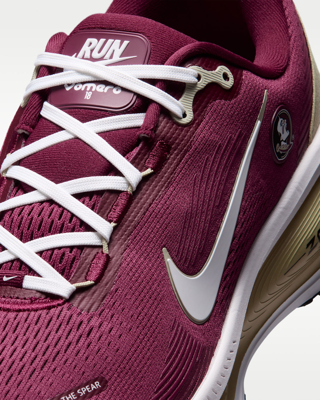 Nike College Vomero 18 (Florida State) Men's Road Running Shoes