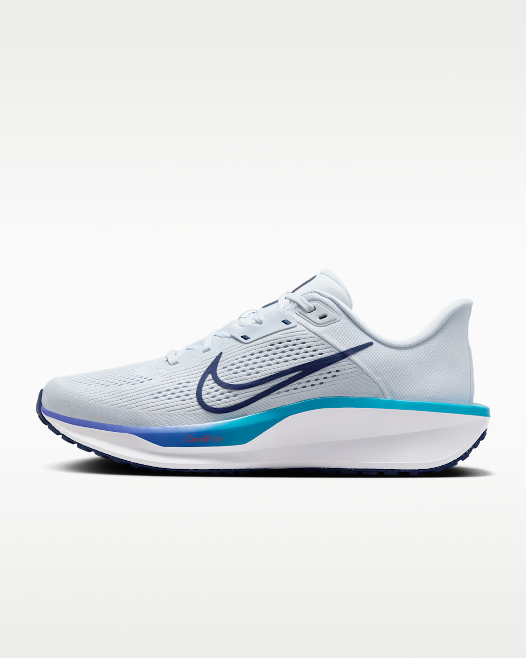 Nike Quest 6 男款路跑鞋 - Football Grey/Blue Lightning/Persian Violet/Blue Void