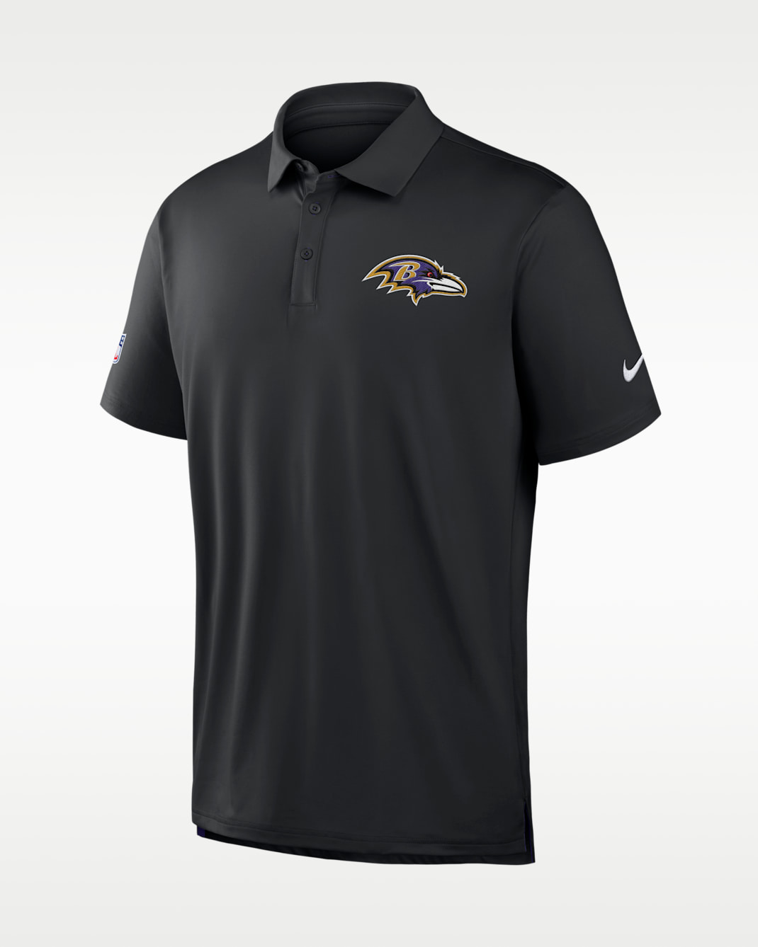 Polo Nike Dri-FIT de la NFL para hombre de la gira de los Baltimore Ravens - Negro