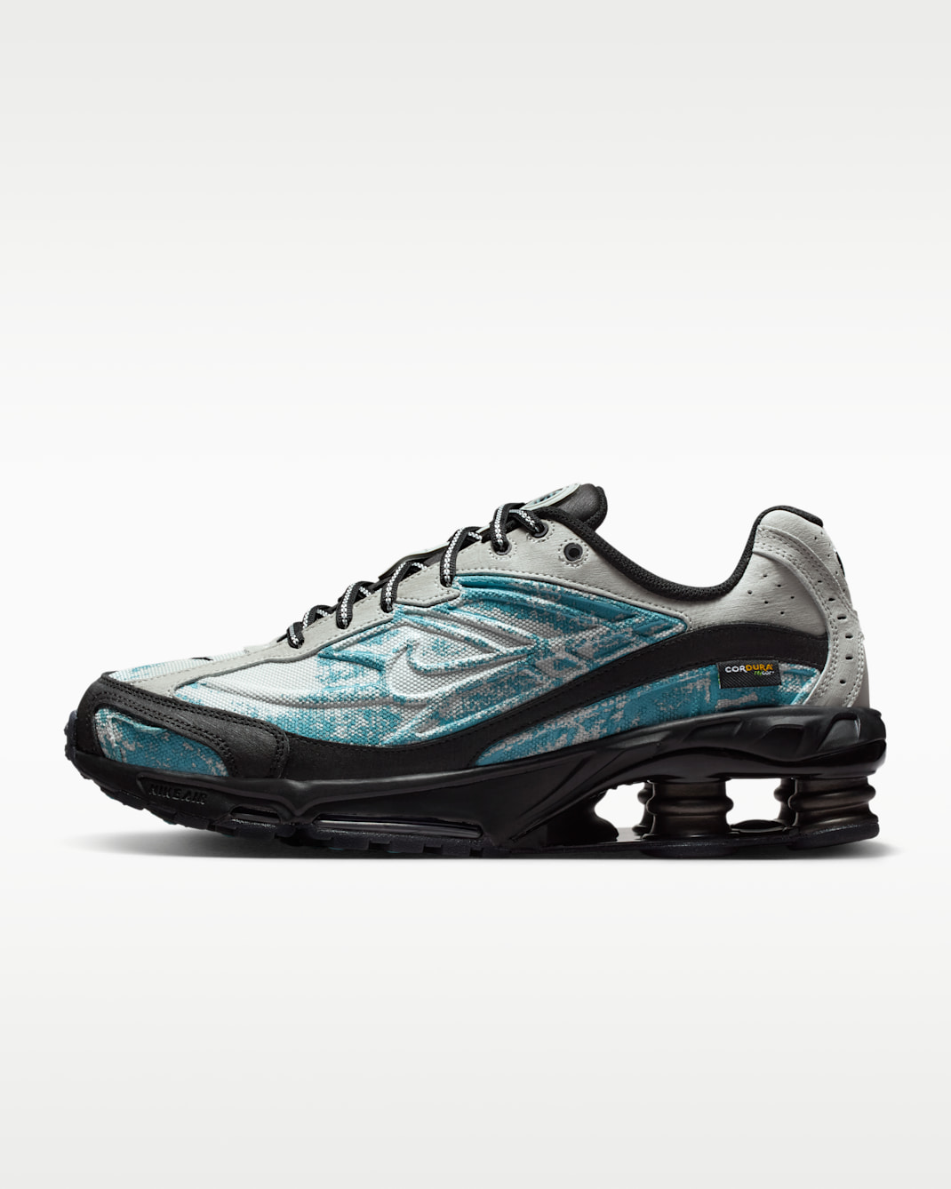 Nike Shox Ride 2 Premium 男鞋 - Light Silver/黑色/Denim Turquoise/Light Silver