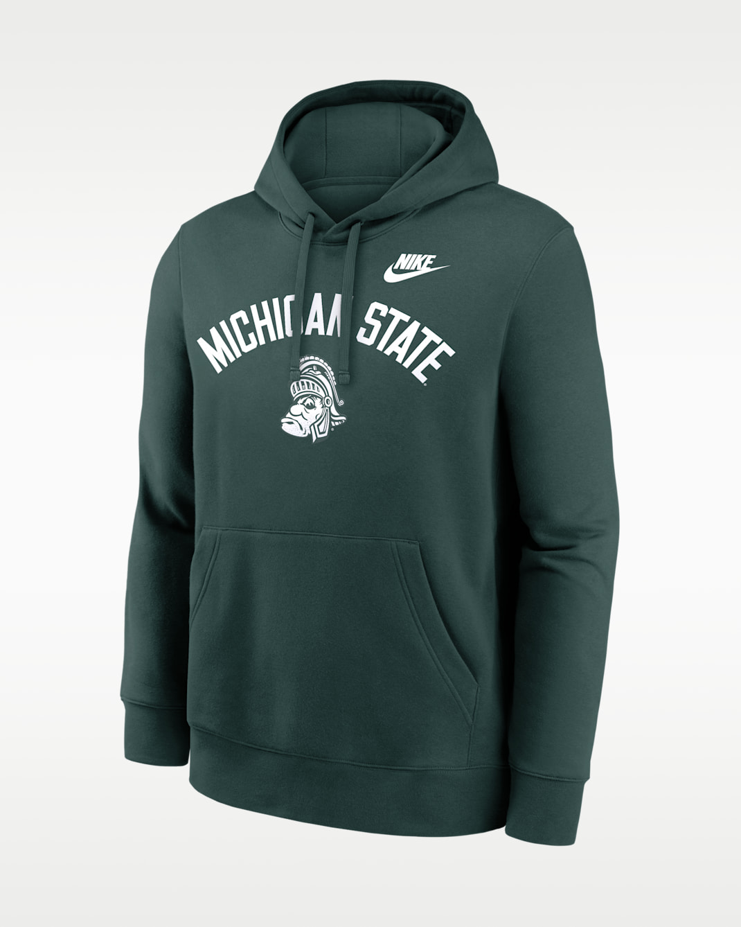 Michigan State Legacy Arch Club Men's Nike College Pullover Hoodie - Green