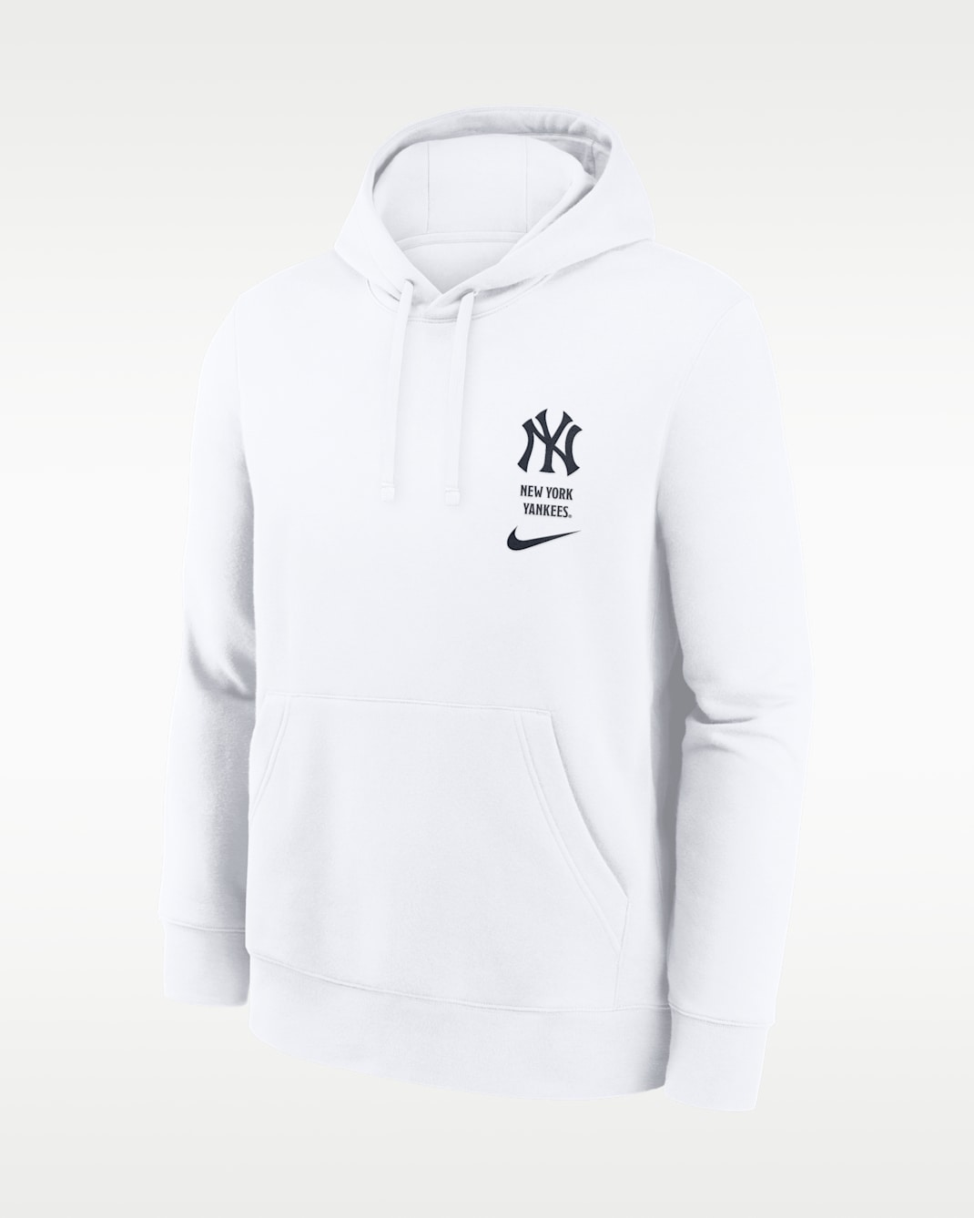 New York Yankees Minimal Club Men's Nike MLB Pullover Hoodie - White