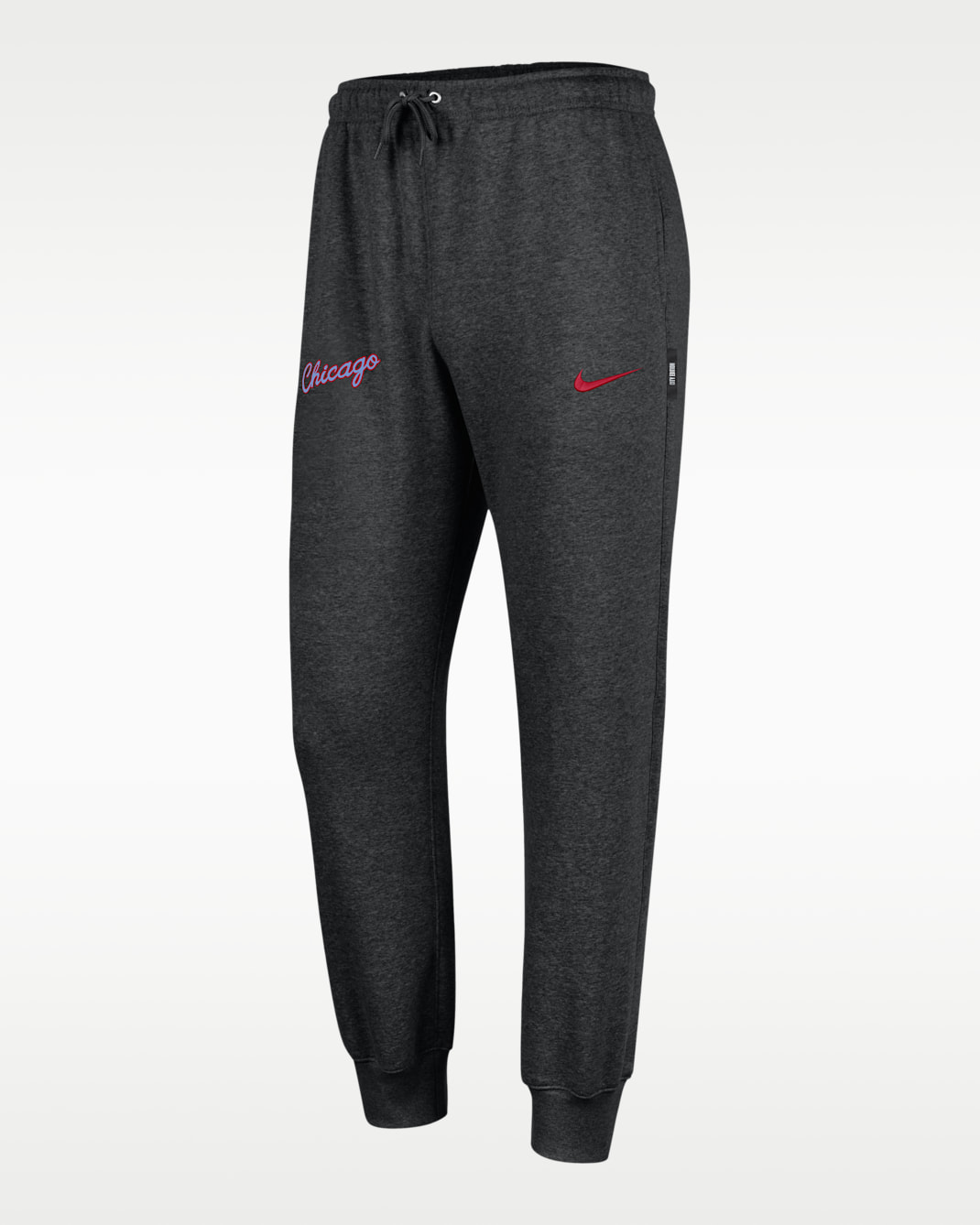 Joggers Club Fleece Nike de la NBA para hombre Chicago Bulls City Edition - Negro