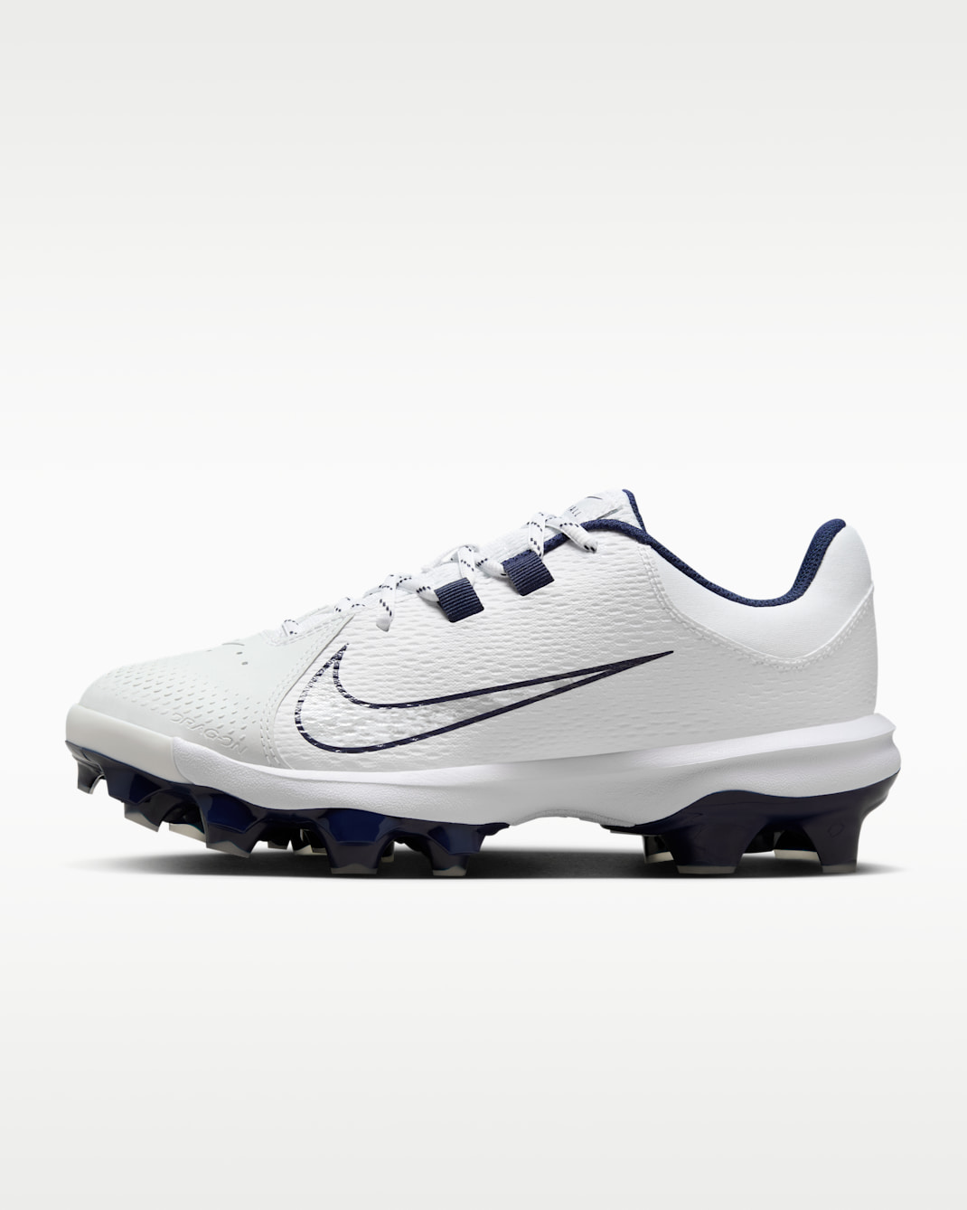 Nike Hyperdiamond 4 Pro MCS Women's Softball Cleats - White/Pure Platinum/Midnight Navy
