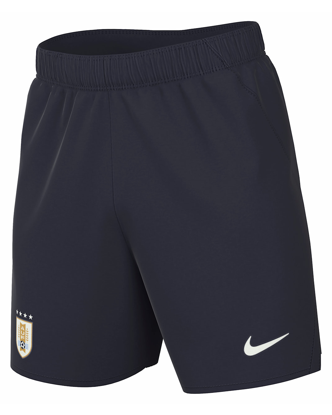 Uruguay 2026 Stadium Home Men's Nike Dri-FIT Soccer Replica Shorts - Obsidian/Summit White
