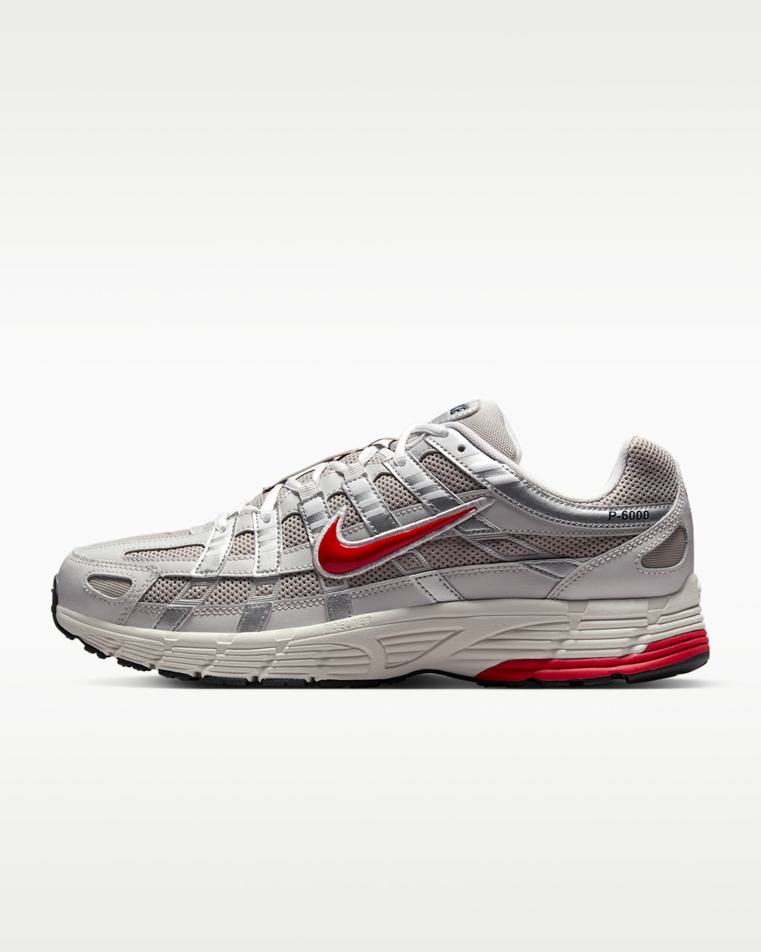 Nike P-6000 Shoes - College Grey/Vast Grey/Phantom/Fire Red