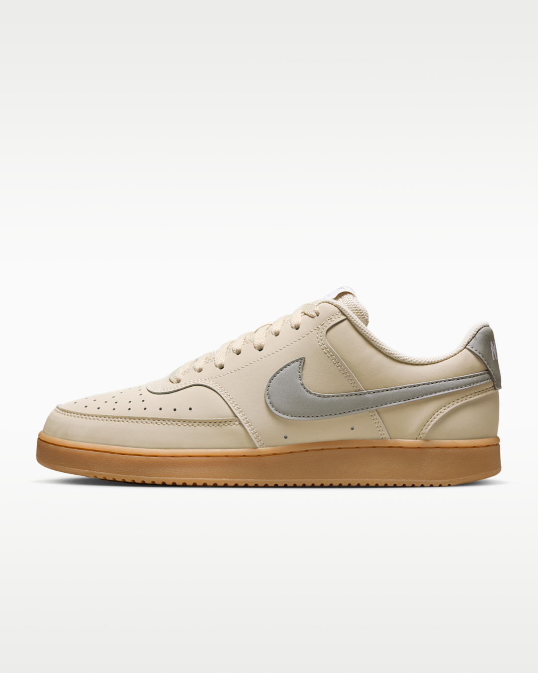 Scarpa Nike Court Vision Low - Uomo - Light Khaki/Gum Light Brown/Sail/Spruce Fog