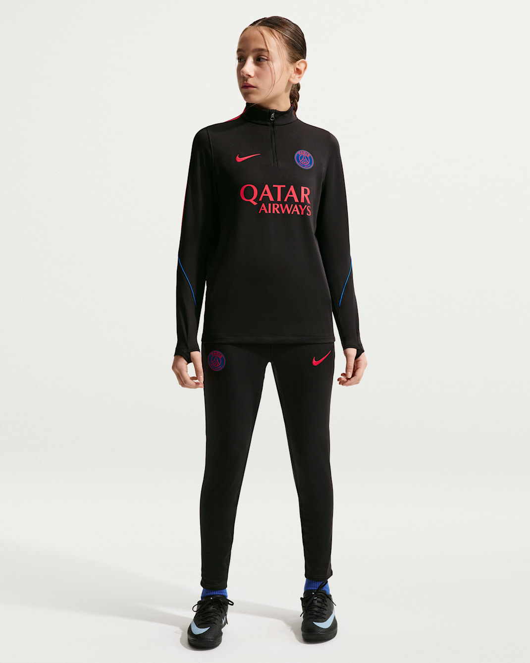 Paris Saint-Germain Strike Big Kids' Nike Dri-FIT Soccer Knit Drill Top