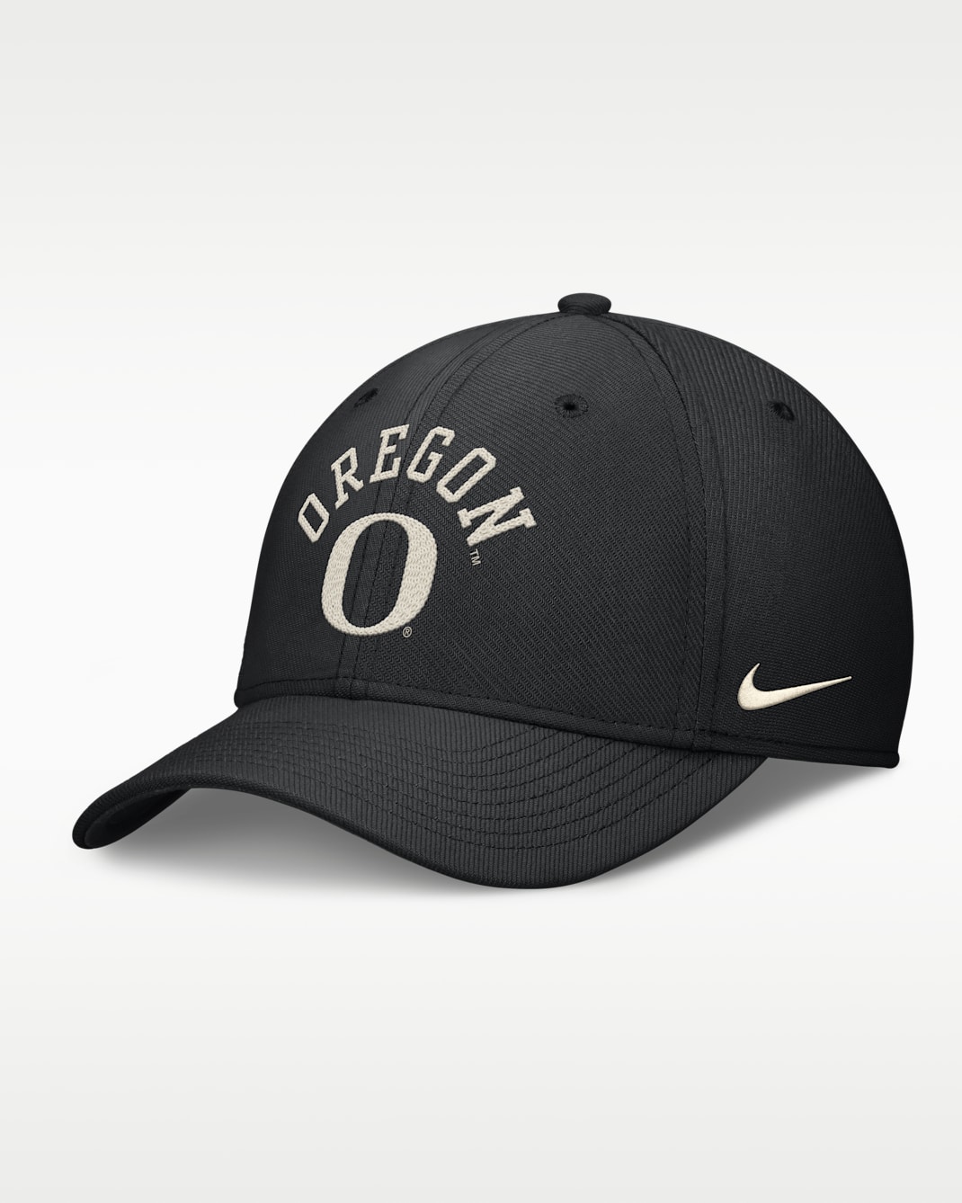 Gorra universitaria Nike Dri-FIT para hombre Oregon Campus Prep - Negro