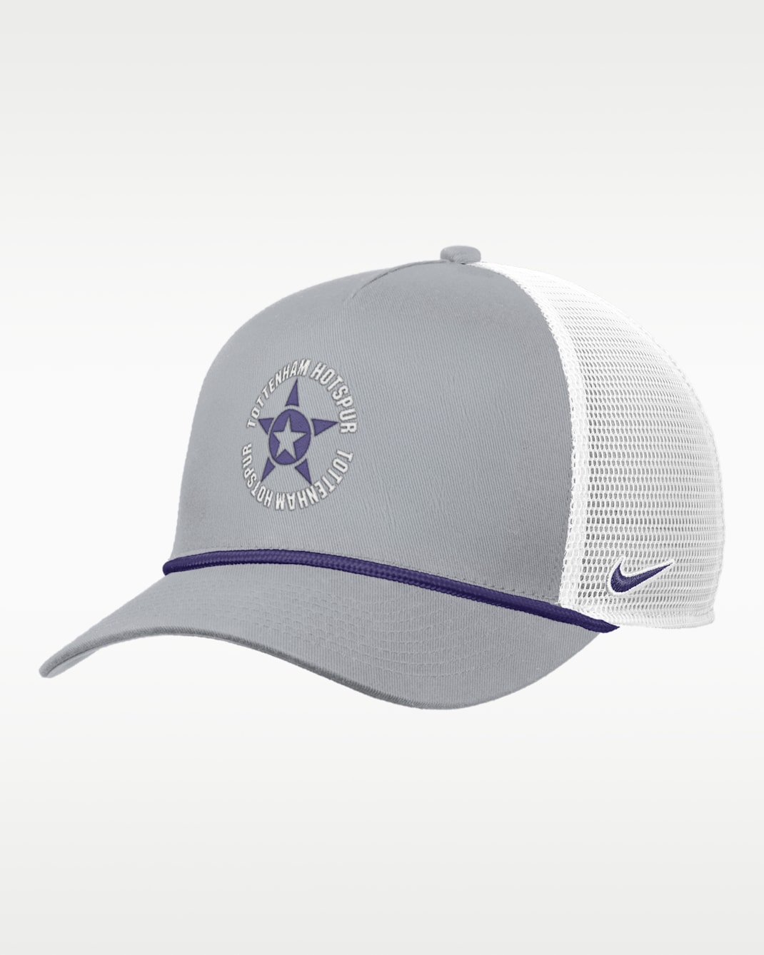 Tottenham Hotspur Men's Rise Rope Trucker Hat - Grey