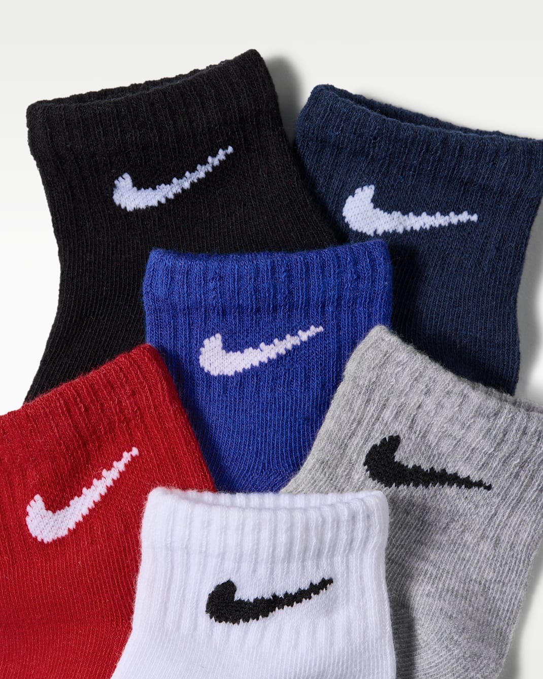 Nike Baby Core Swoosh Gripper Socks (6 Pairs)