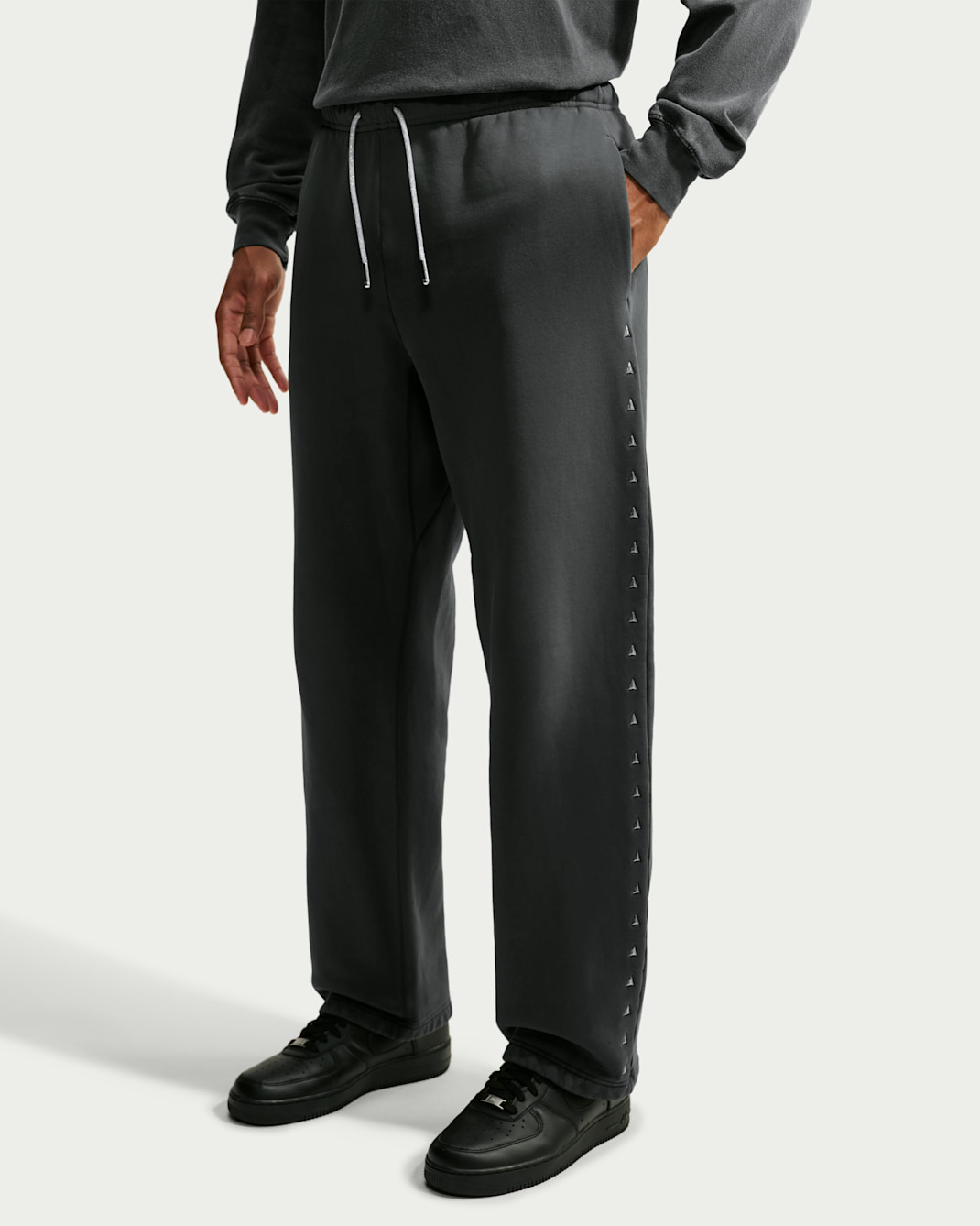Ja Standard Issue Men's Therma-FIT Fleece Open Hem Basketball Pants