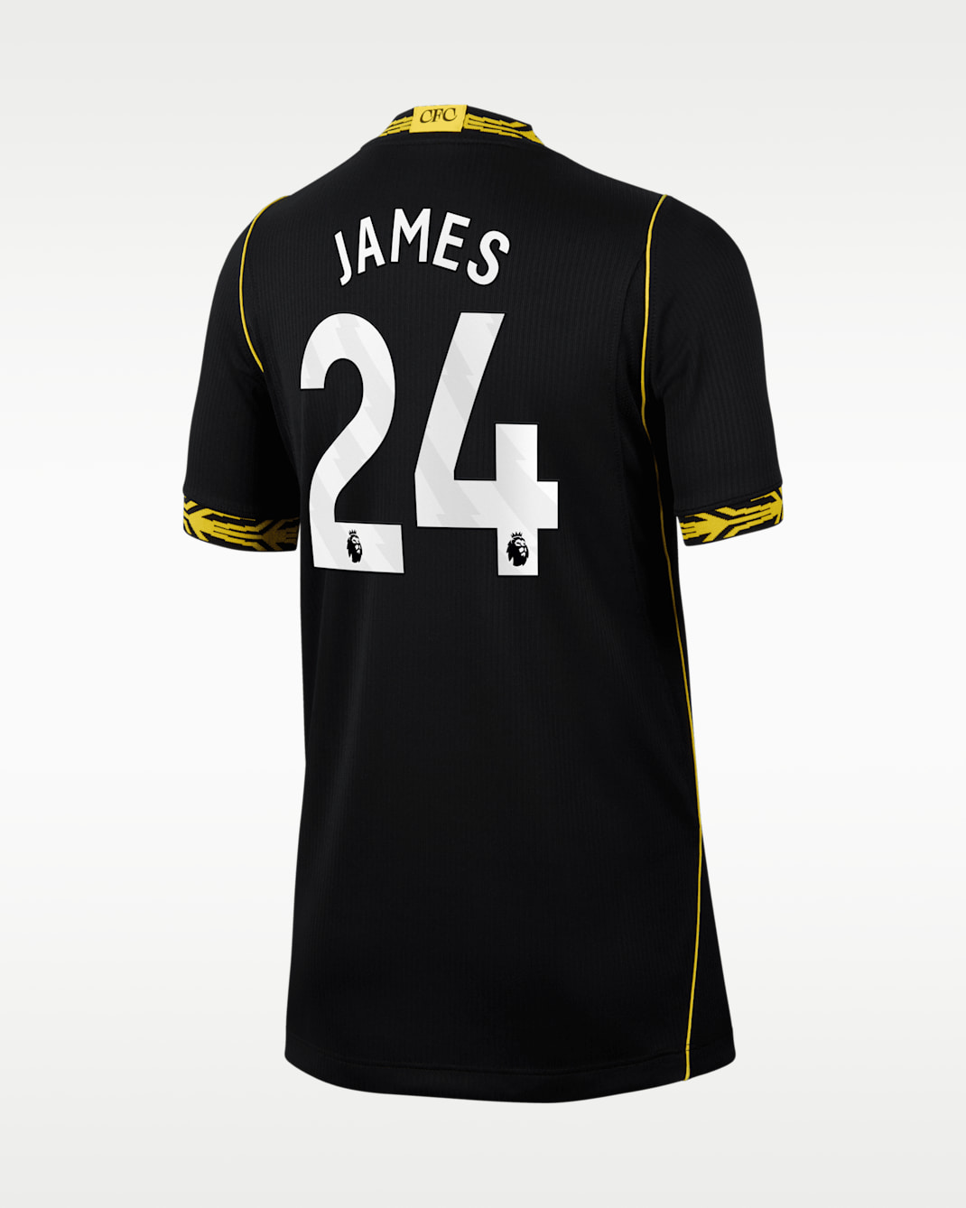 Reece James Chelsea 2026/27 Stadium Away Big Kids' Nike Dri-FIT Soccer Jersey - Black