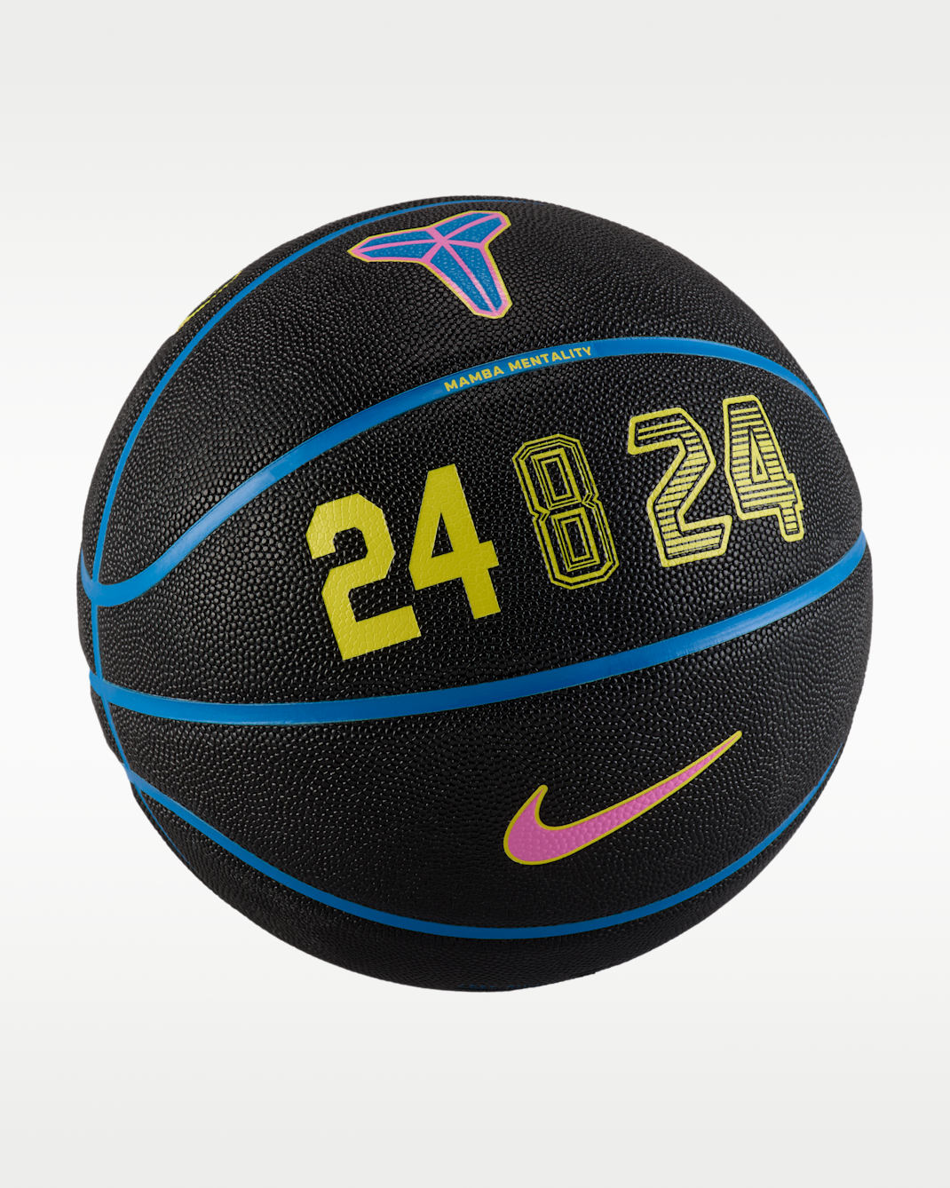 Kobe Bryant All-Court Basketball (Deflated) - Black/Light Photo Blue/Playful Pink/Sonic Yellow