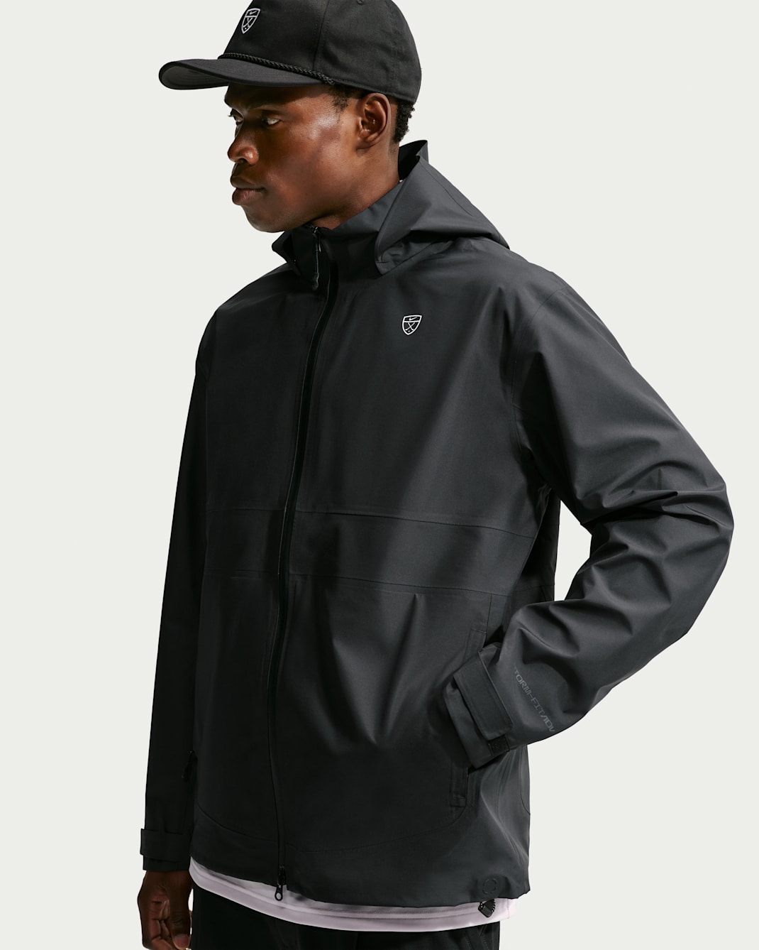 Chamarra de golf Storm-FIT ADV holgada para hombre Nike Par - Negro/Negro/Negro/Blanco