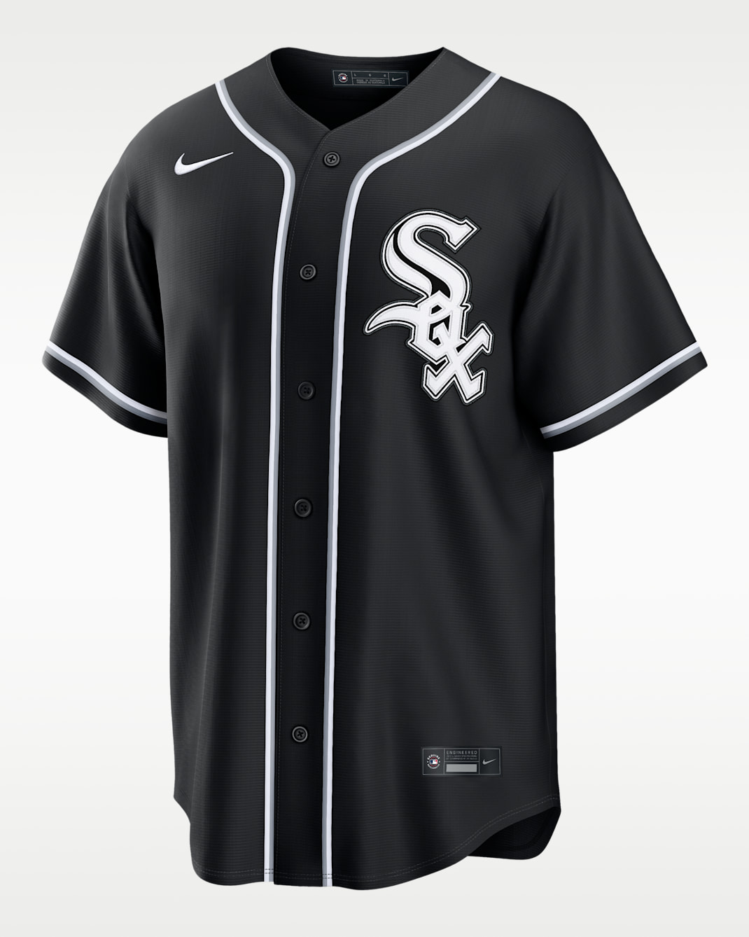Chicago White Sox Men's Nike MLB Replica Fashion Jersey - Black/White