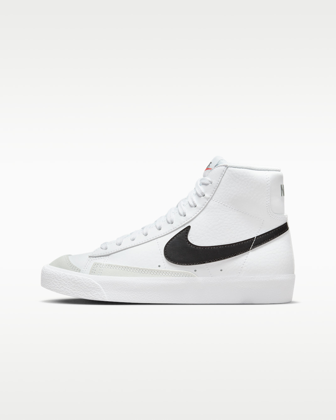 Tenis para niños grandes Nike Blazer Mid '77 - Blanco/Naranja total/Negro