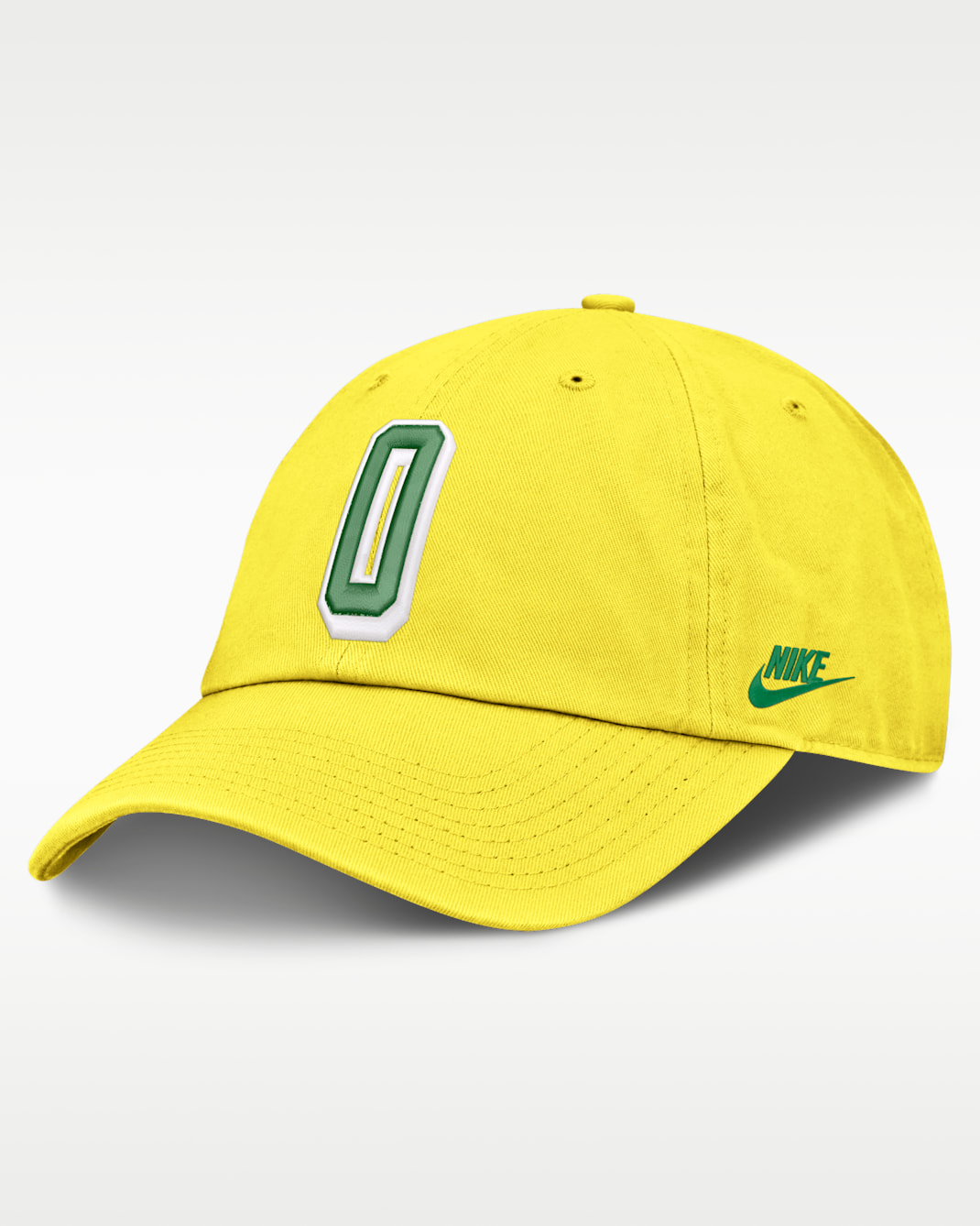 Oregon Natural Club Men's Nike College Adjustable Hat - Yellow