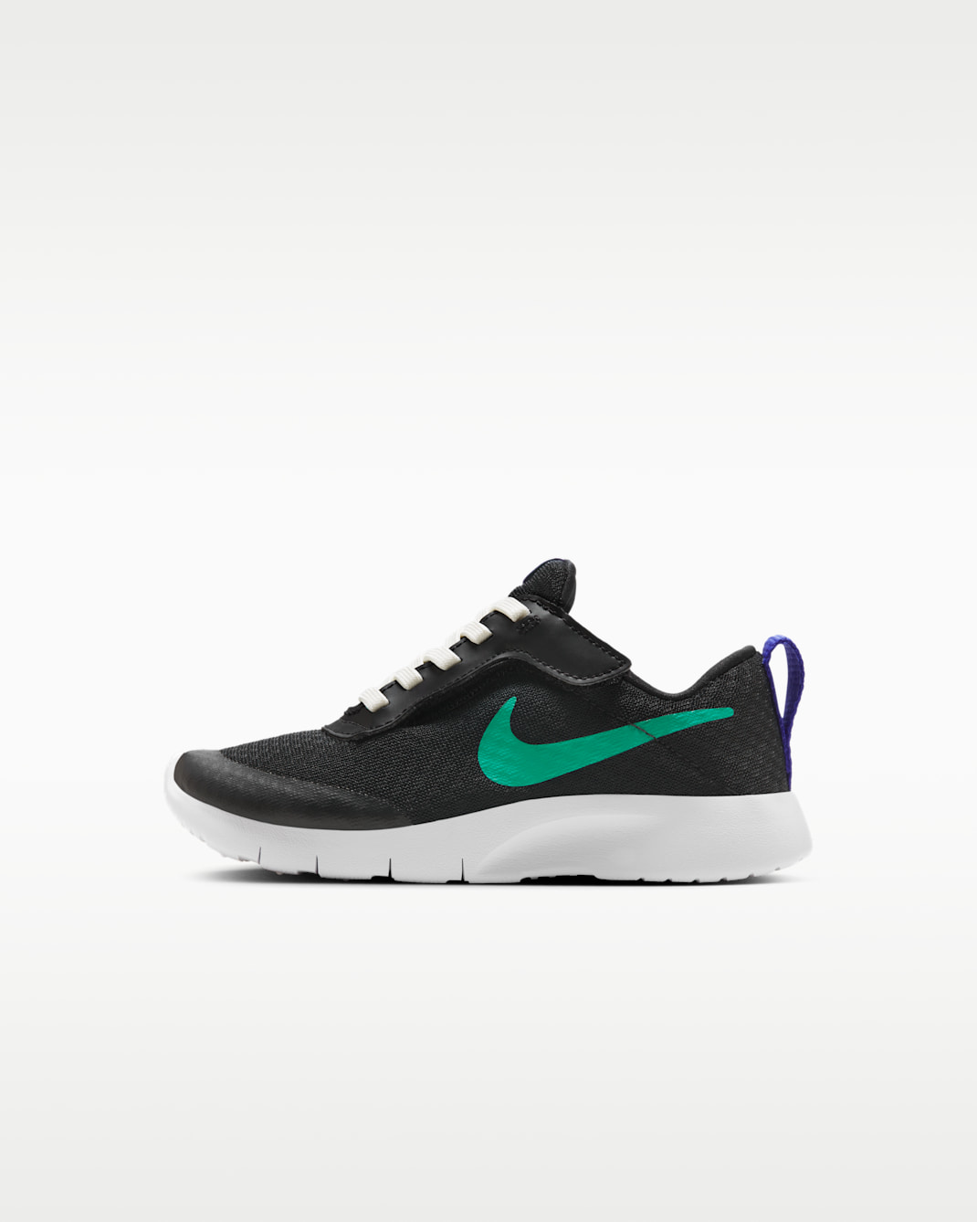 Nike Tanjun EasyOn Younger Kids' Shoes - Black/Persian Violet/White/Stadium Green