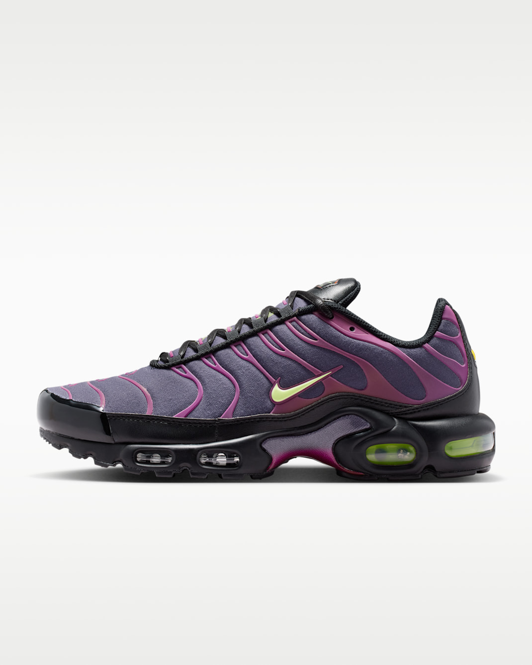 Nike Air Max Plus OG Men's Shoes - Dark Raisin/Black/Active Pink/Liquid Lime