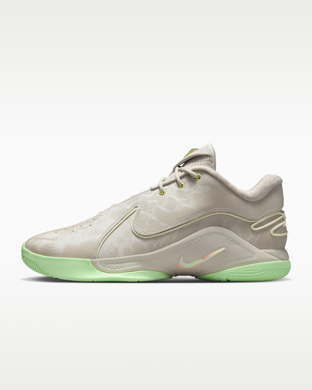 レブロン 22 EP バスケットボールシューズ - ライトボーン/ベイパーグリーン/ソフトパール