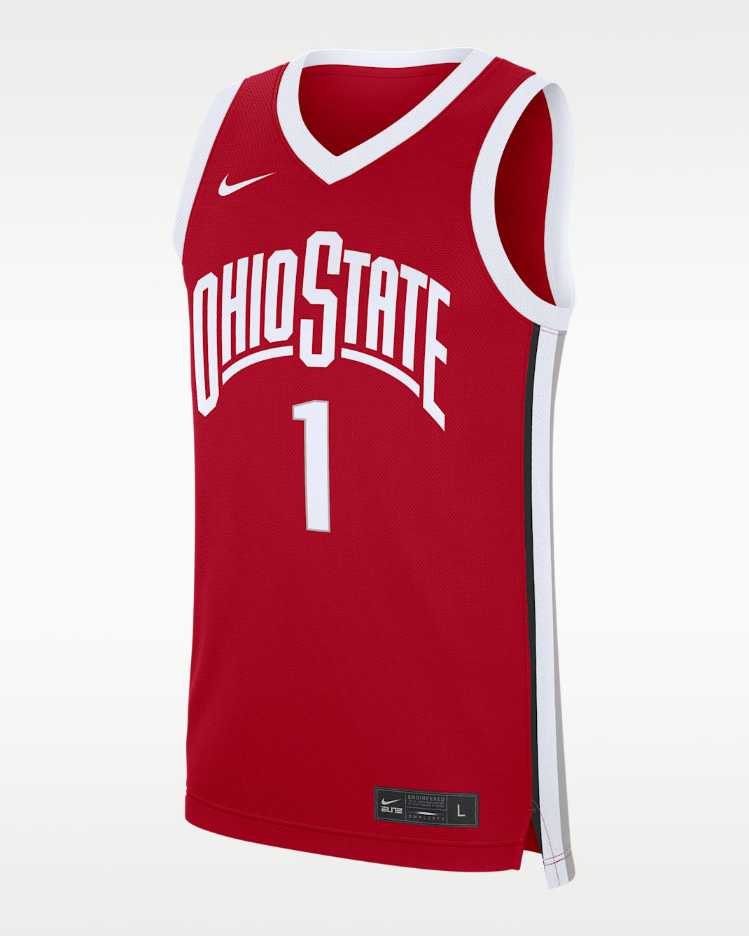 Jersey de básquetbol universitario Nike para hombre Ohio State Replica - Rojo universitario