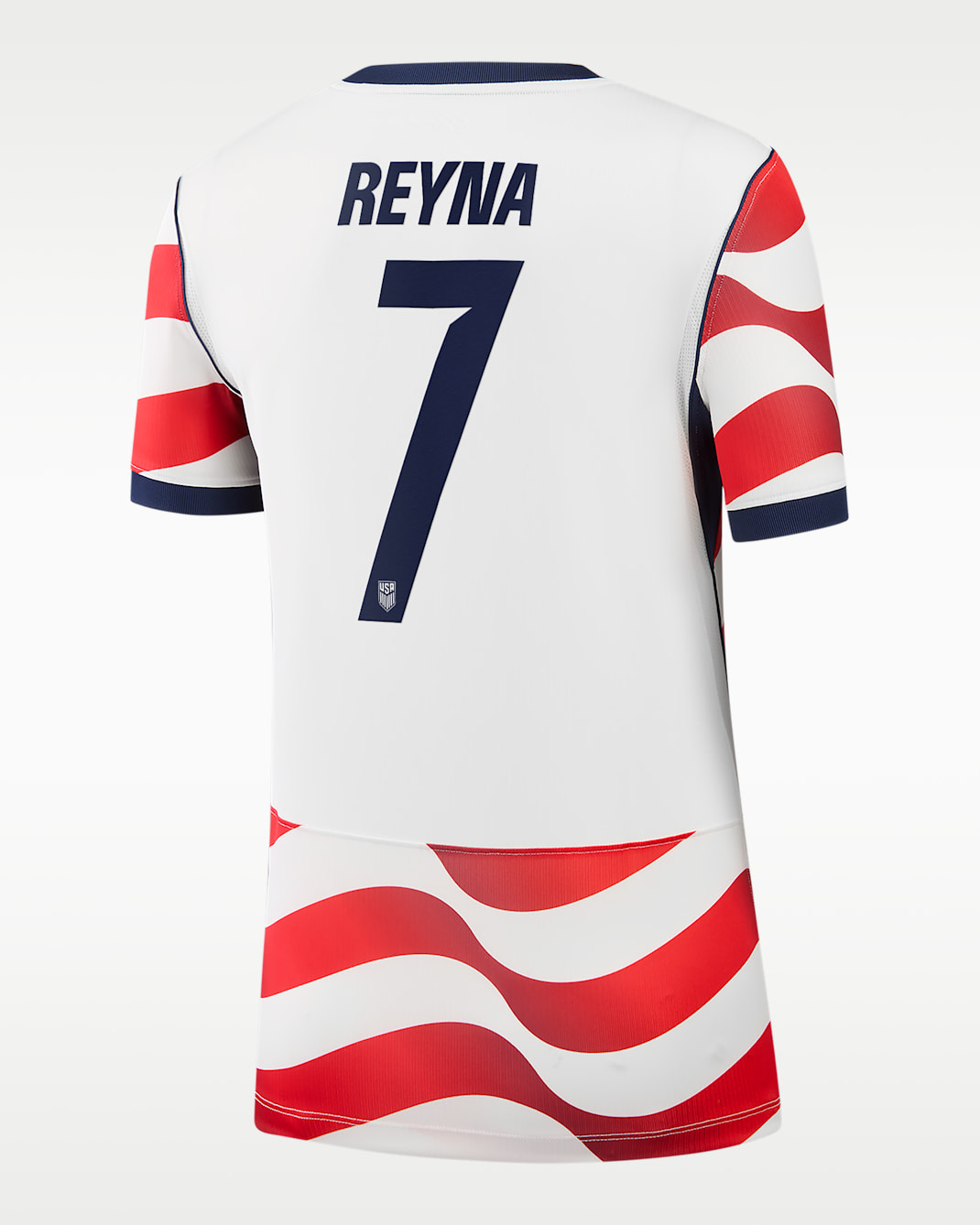 Giovanni Reyna USMNT 2026 Stadium Home Women's Nike Dri-FIT Soccer Jersey - White