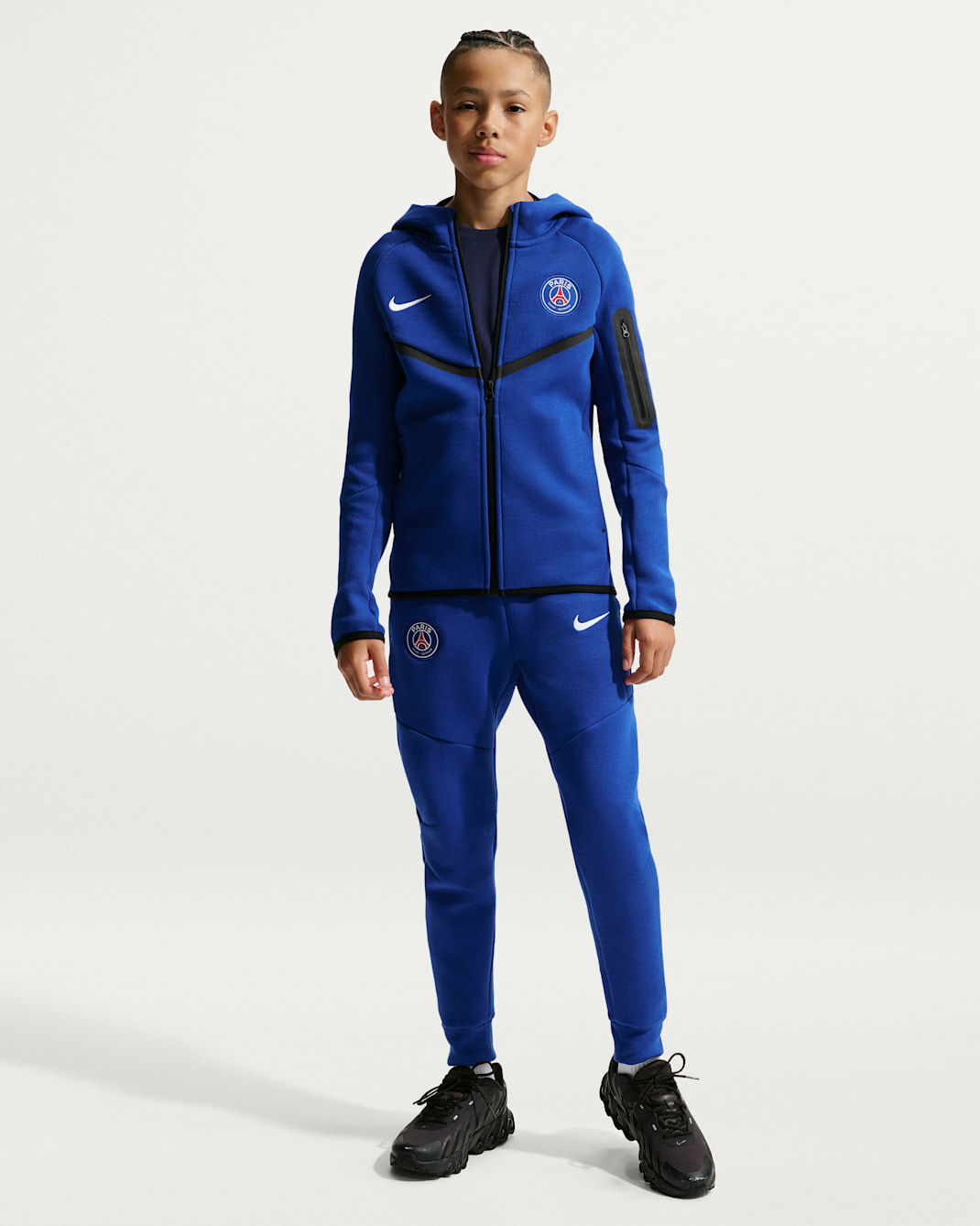 Paris Saint-Germain Tech Fleece Older Kids' (Boys') Nike Football Joggers - Old Royal/White