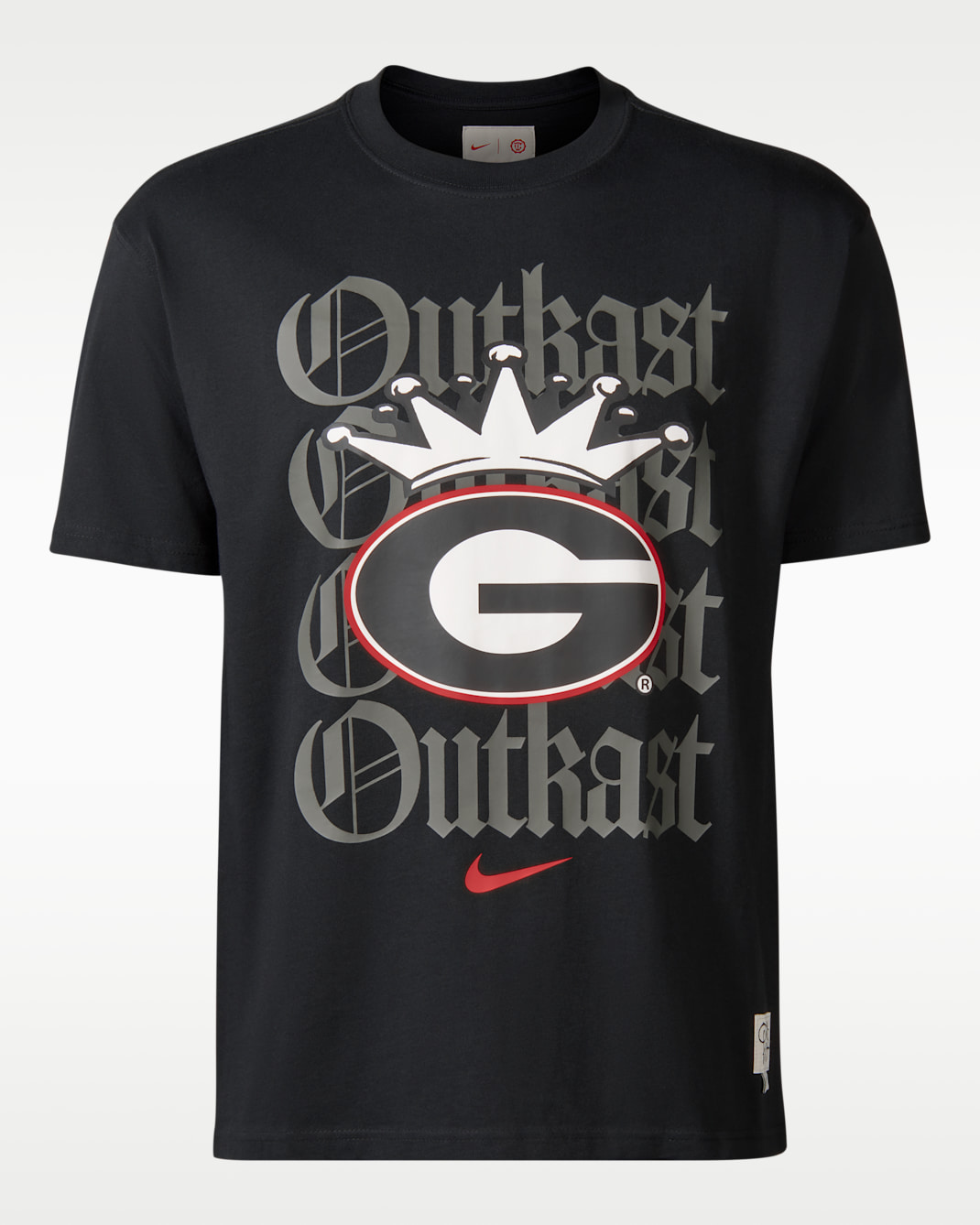 Playera Crown Nike x UGA x Outkast - Negro