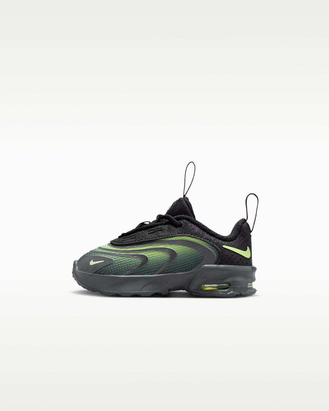 Nike Air Max Fire Baby/Toddler Shoes - Black/Iron Grey/Liquid Lime