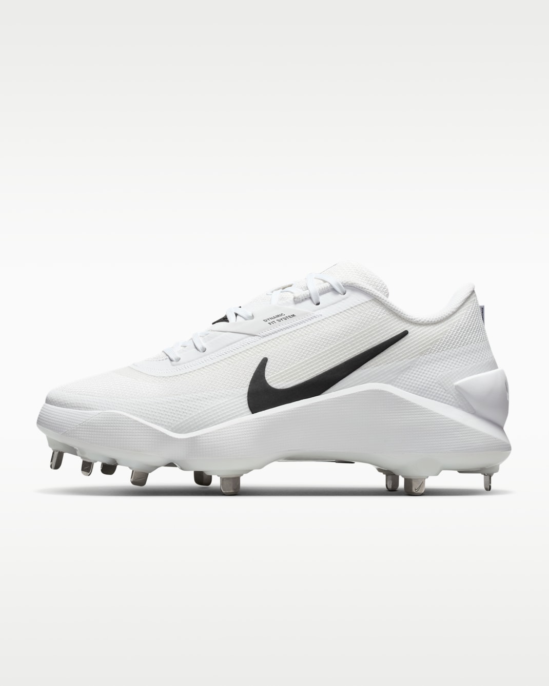 Nike Diamond Showcase MTL Baseball Cleats - White/Black