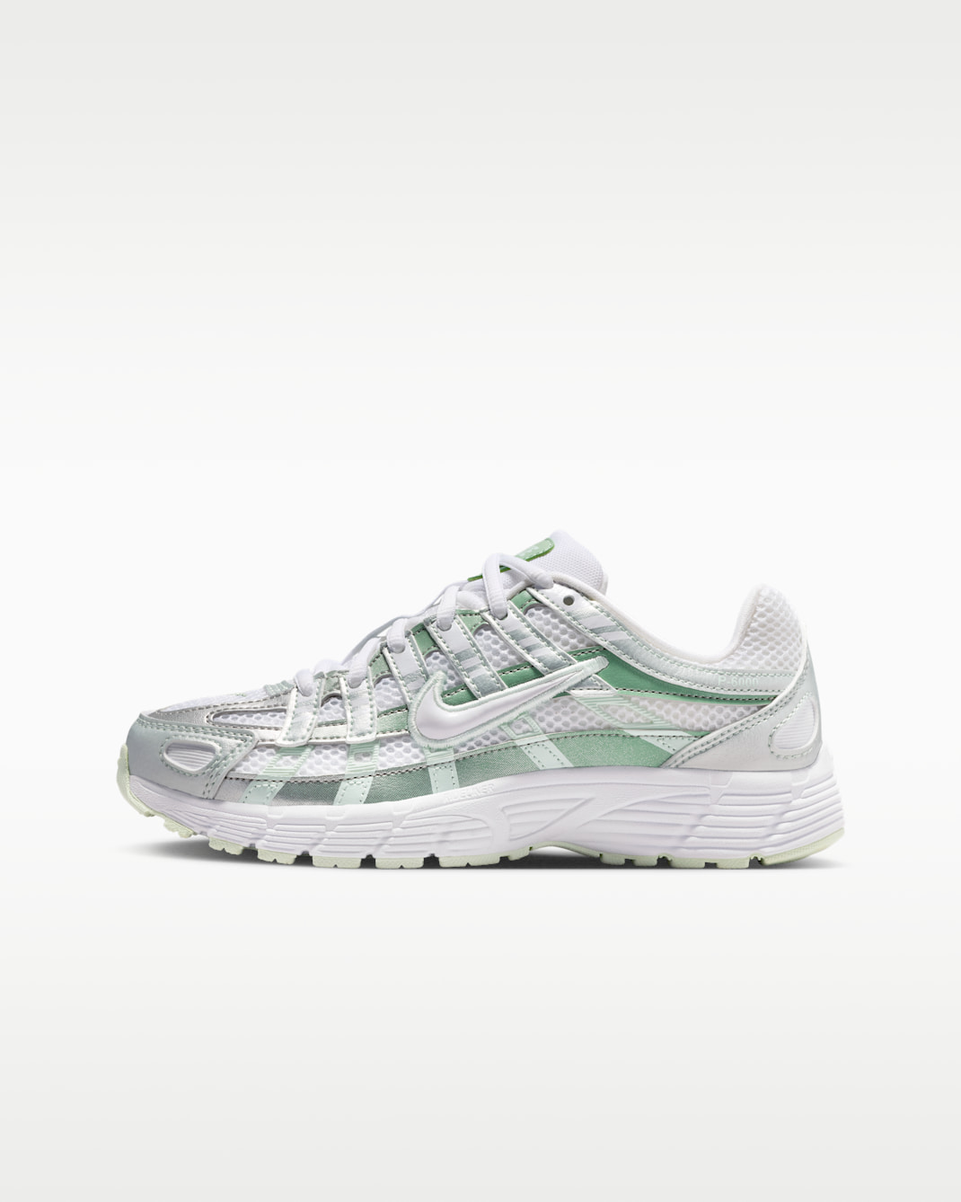 Nike P-6000 SE Big Kids' Shoes - White/Steam/Barely Green/White