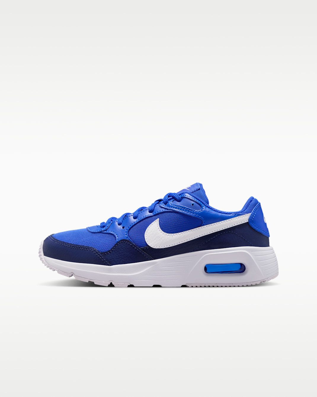 Tenis para niños grandes Nike Air Max SC - Hiperroyal/Azul marino medianoche/Blanco
