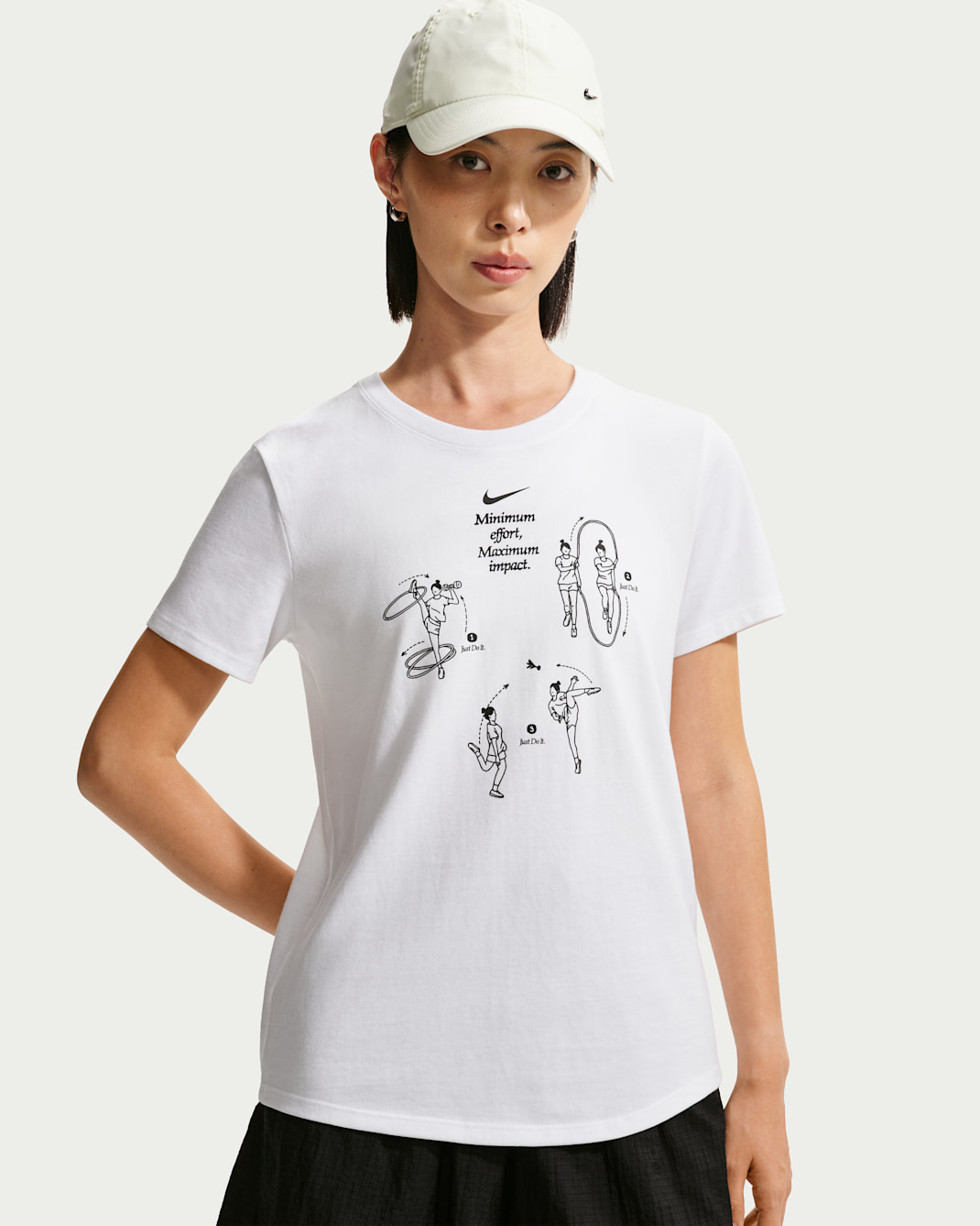 Nike Sportswear Club Women's T-Shirt - White