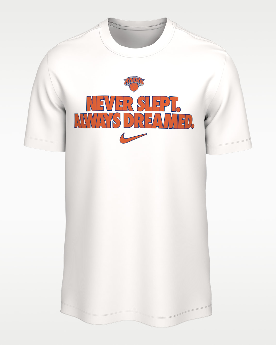 New York Knicks Nike Men's Basketball T-Shirt - White