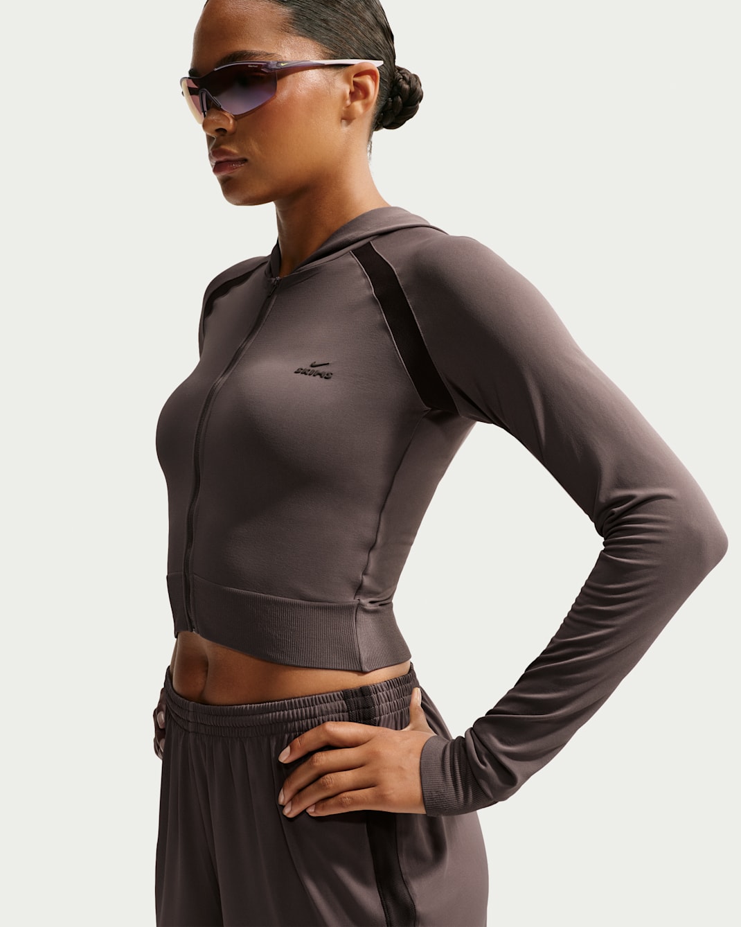 NikeSKIMS Stretch Knit Women's Full-Zip Baby Hoodie
