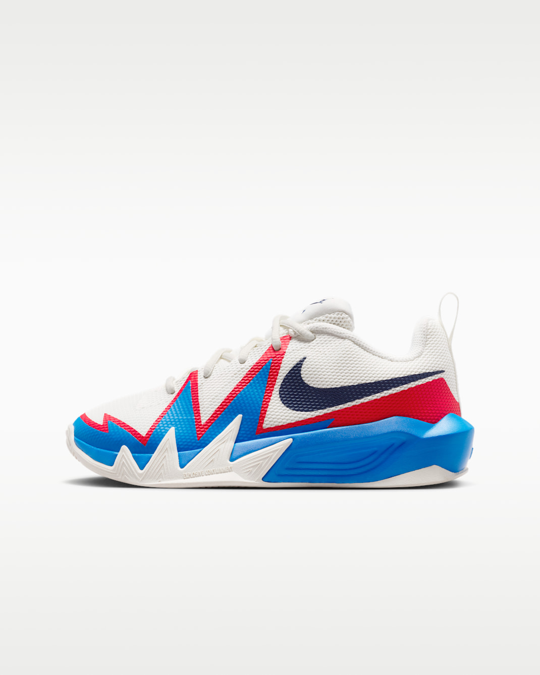 Nike S.T. Dynamite Big Kids' Basketball Shoes - Sail/Photo Blue/University Red/Midnight Navy