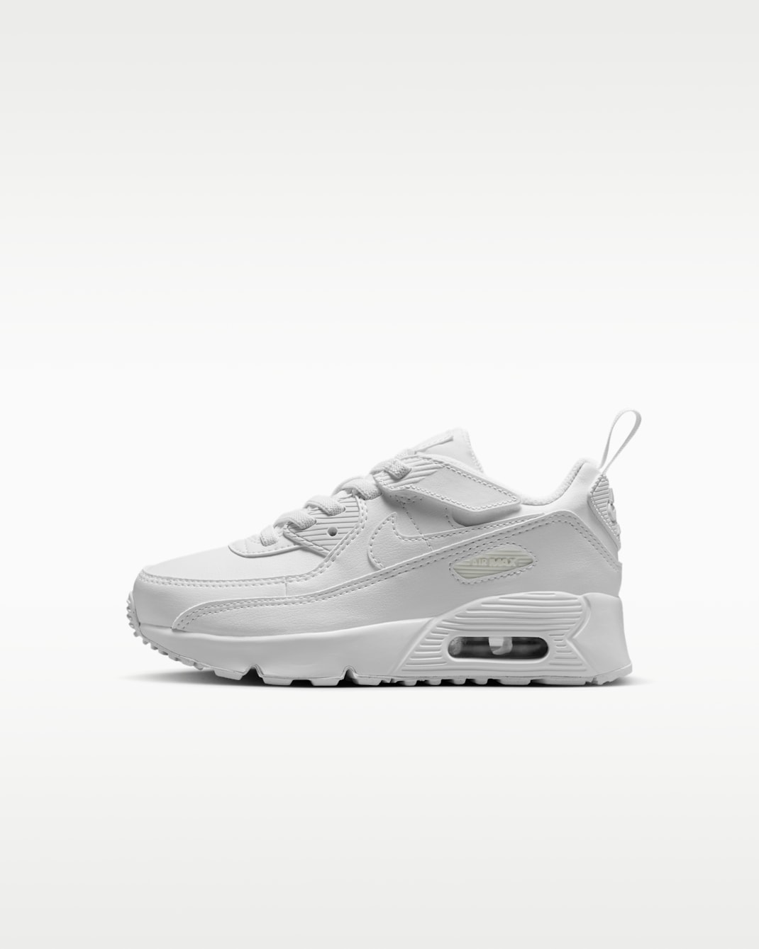 รองเท้าเด็กเล็ก Nike Air Max 90 EasyOn - ขาว/Metallic Silver/ขาว