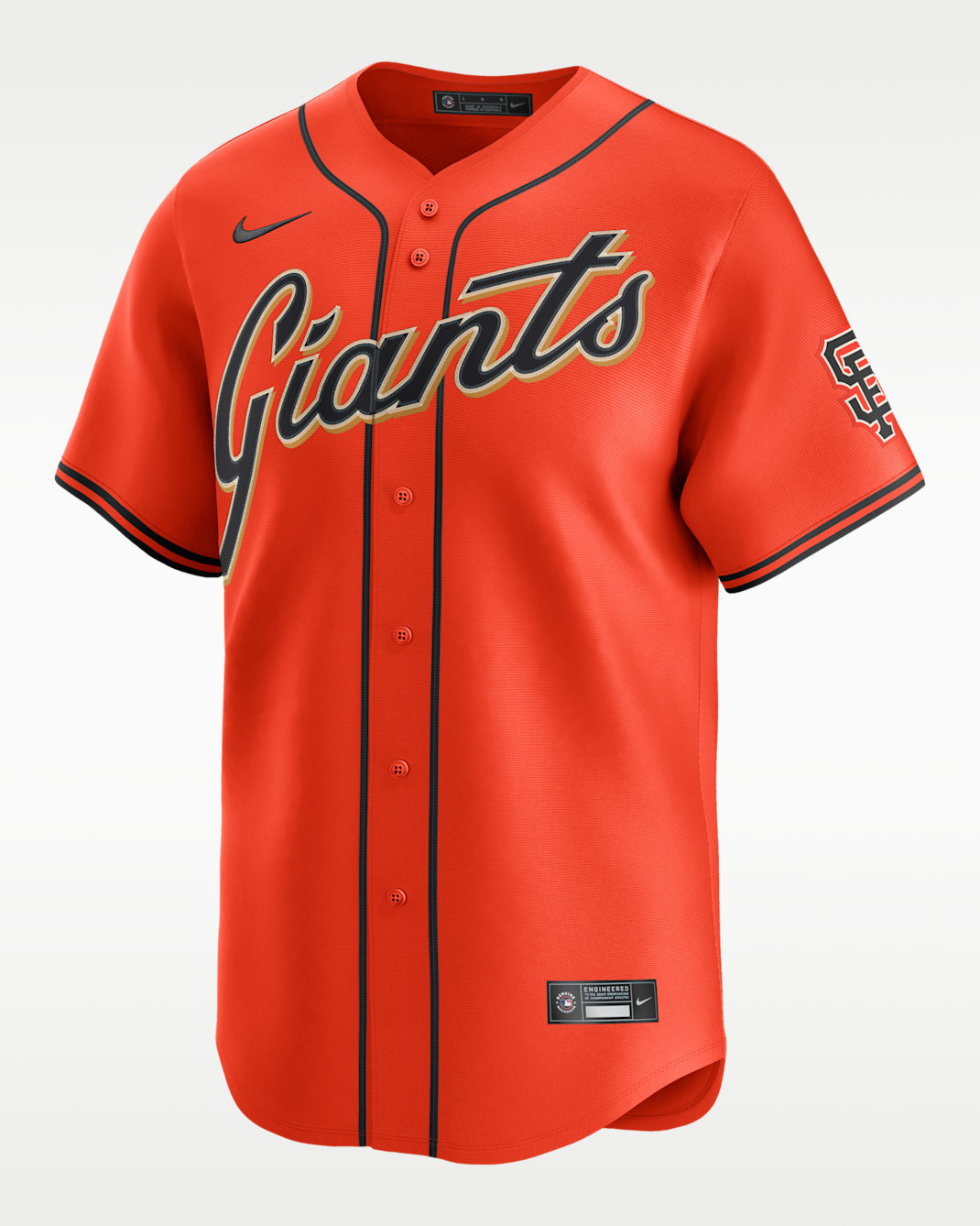 Jersey Nike Limited Giants Alt 1 San Francisco Giants - Naranja team