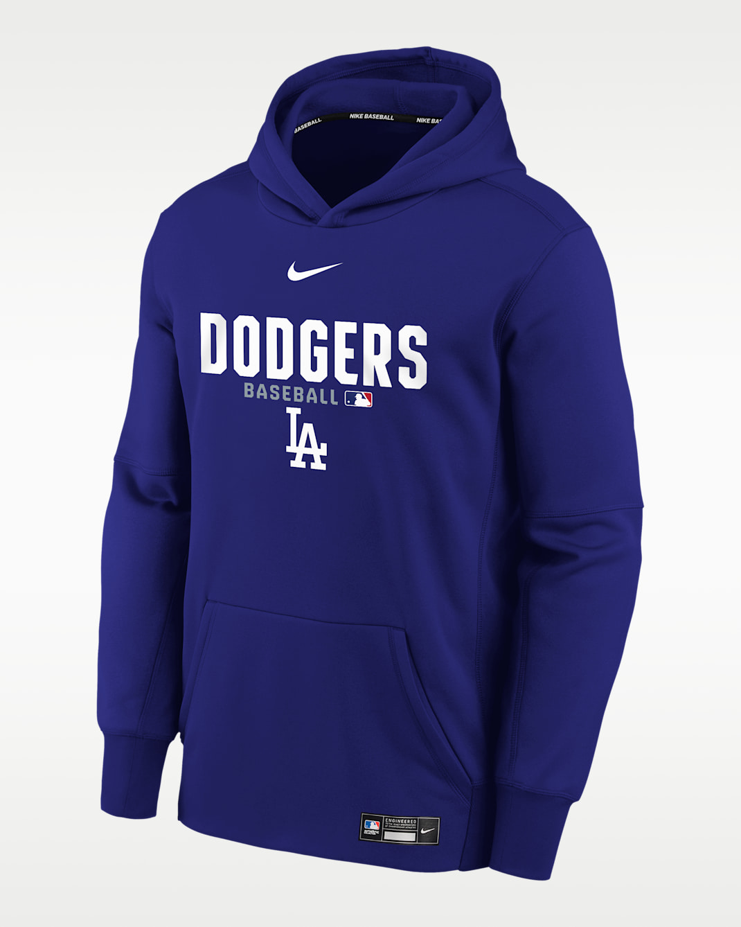 Los Angeles Dodgers Authentic Collection Big Kid's Therma-FIT MLB Hoodie - Blue