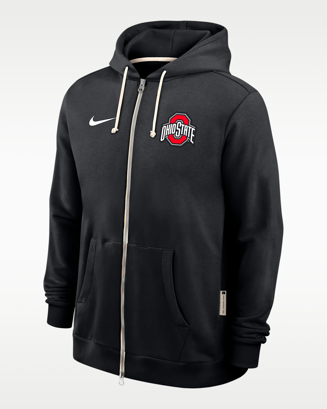 Ohio State Sideline Men's Nike Dri-FIT College Full-Zip Hoodie - Black