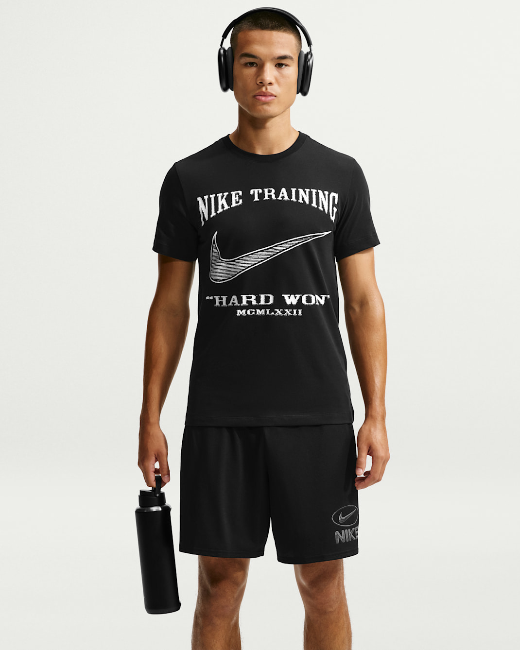 Nike Men's Dri-FIT T-Shirt - Black/Cream II