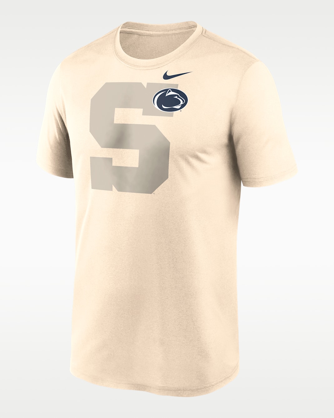 Penn State Campus Legend Shadow Logo Men's Nike Dri-FIT College T-Shirt - Natural